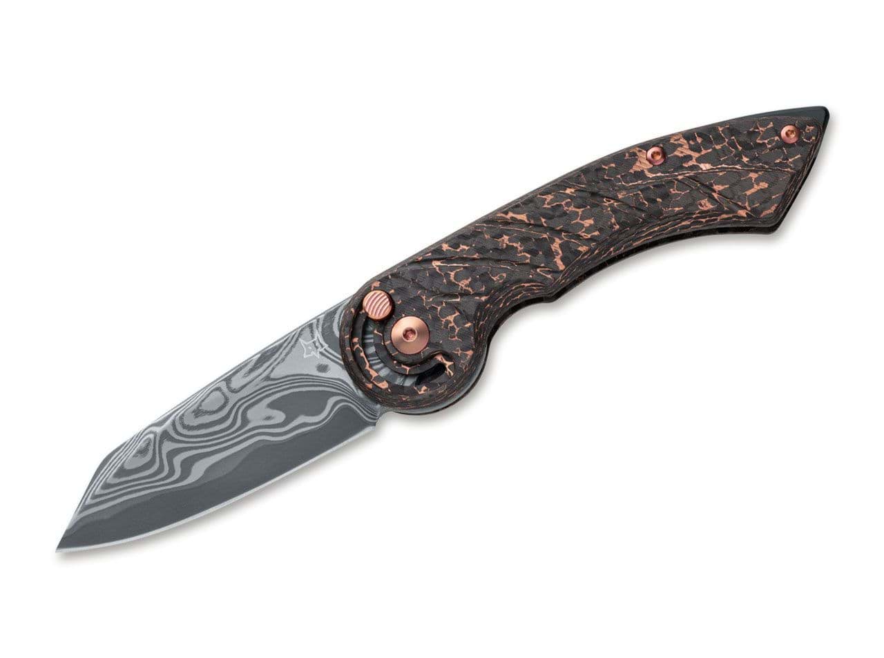 Bild von Fox Knives - Radius Damascus Space Coral CF LTD