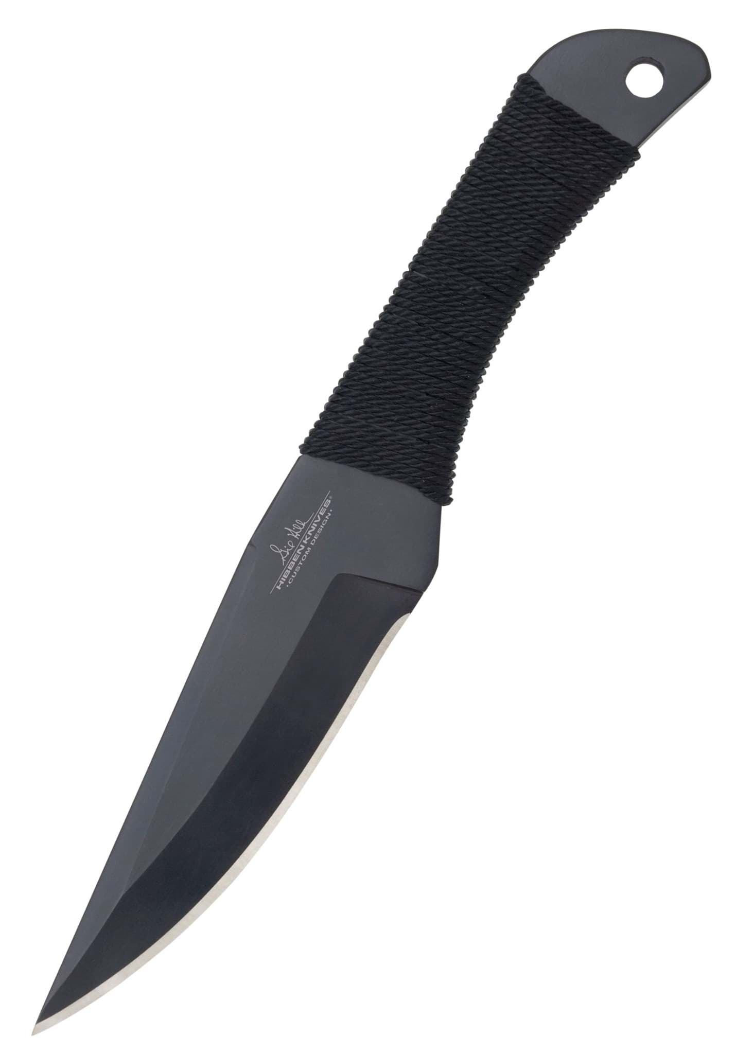 Bild von Gil Hibben - 3er Wurfmesser-Set mit Kordelgriff Gross Schwarz