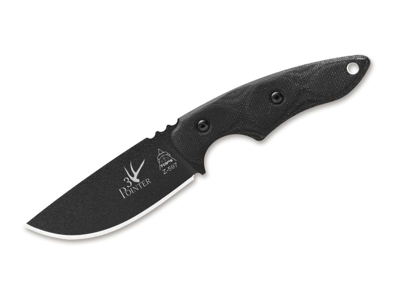 Immagine di TOPS Knives - 3 Puntatore in tela nera