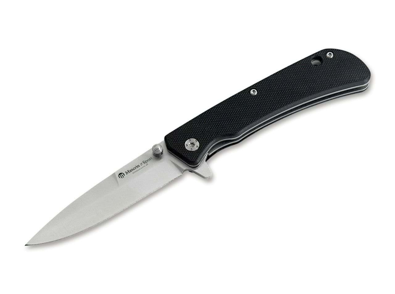 Immagine di Maserin - Coltello sportivo punta di lancia sottile G10 nero