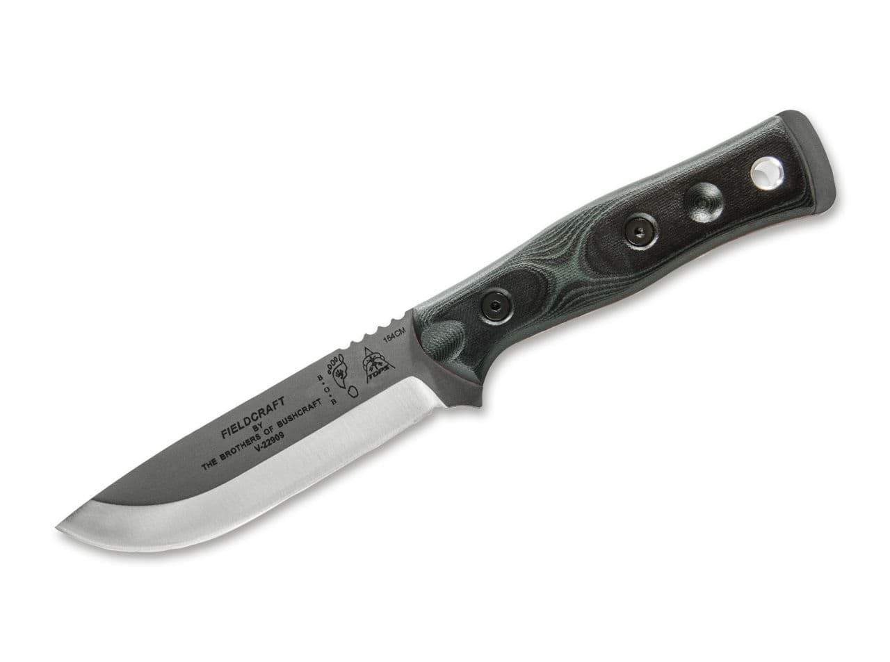 Bild von TOPS Knives - B.O.B. Fieldcraft Green G10