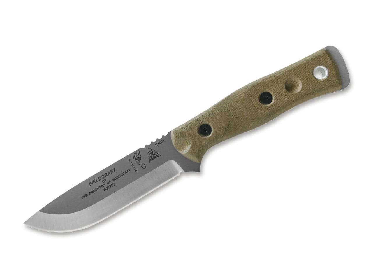 Picture of TOPS Knives - B.O.B. Fieldcraft Green Micarta