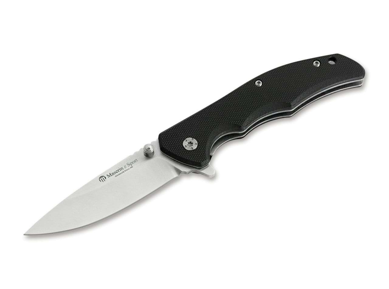 Immagine di Maserin - Coltello sportivo Droppoint G10 Nero