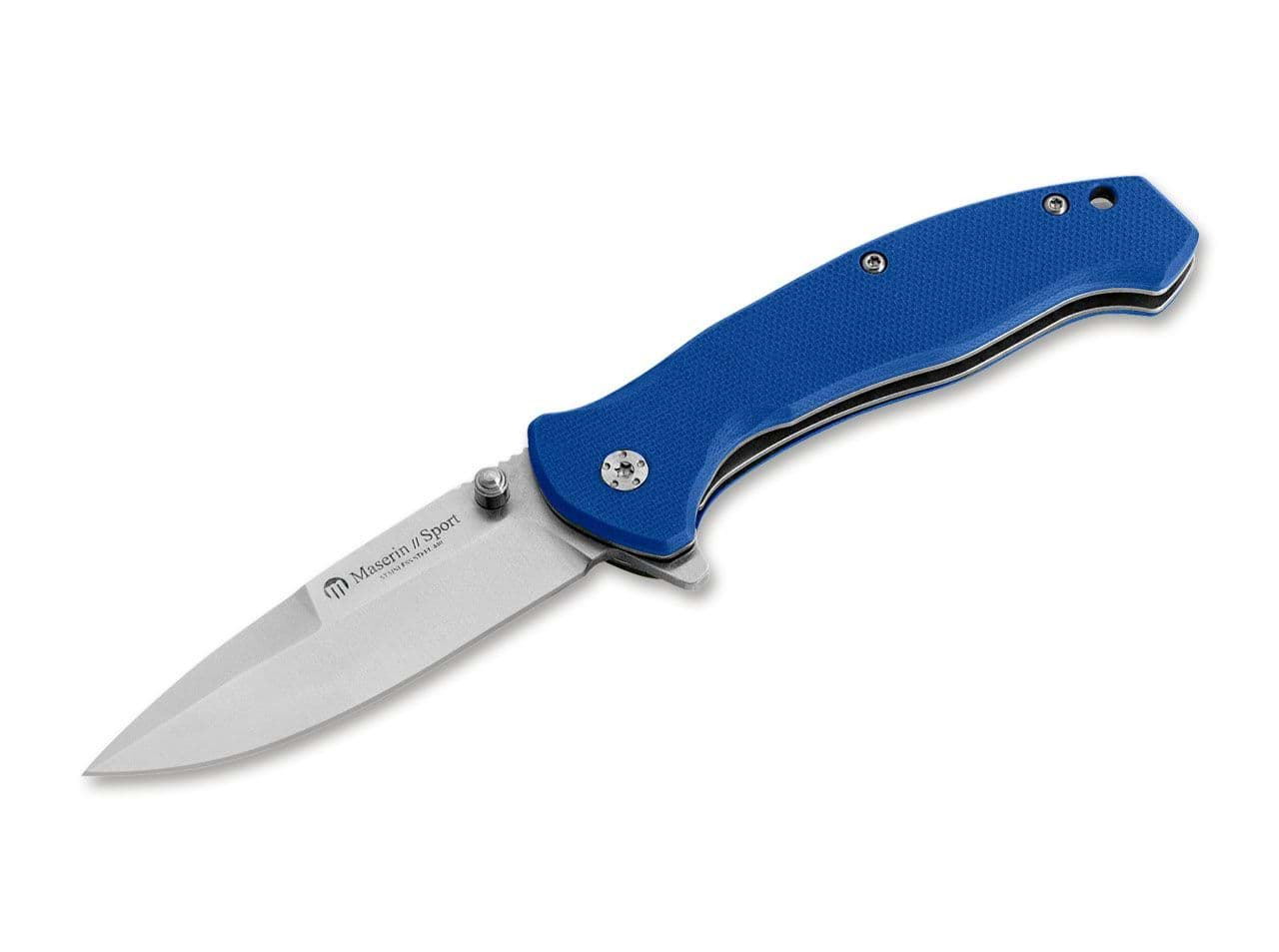 Image de Maserin - Couteau Sportif Spearpoint G10 Bleu