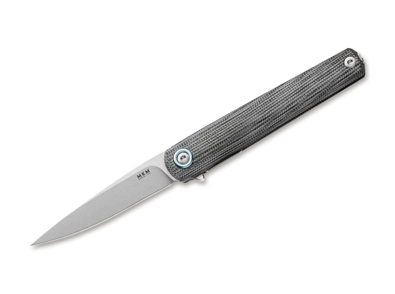 Picture of MKM - Flame Light Drop Point Micarta Black