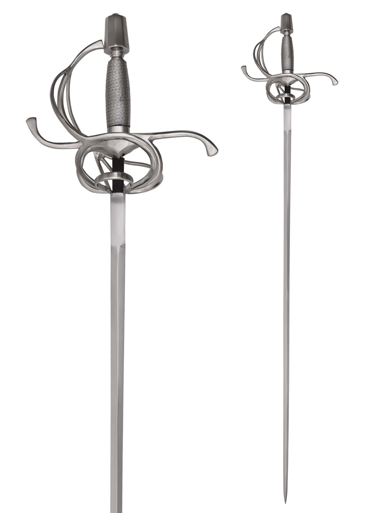 Picture of Battle Merchant - Basket-Hilt Rapier with Wire-Wrapped Grip