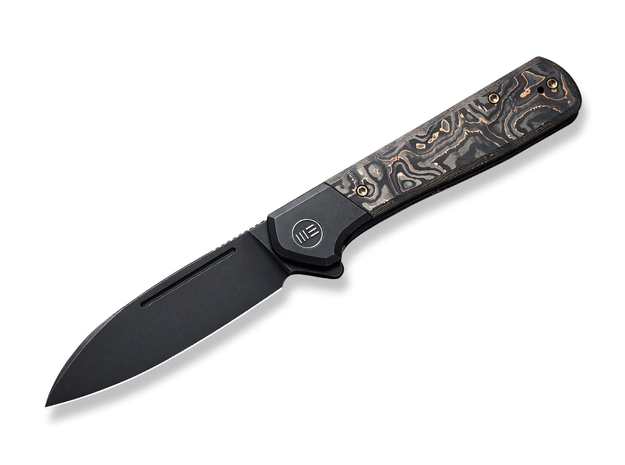 Immagine di WE Knife - Indovino Titanio Rame CF All Black