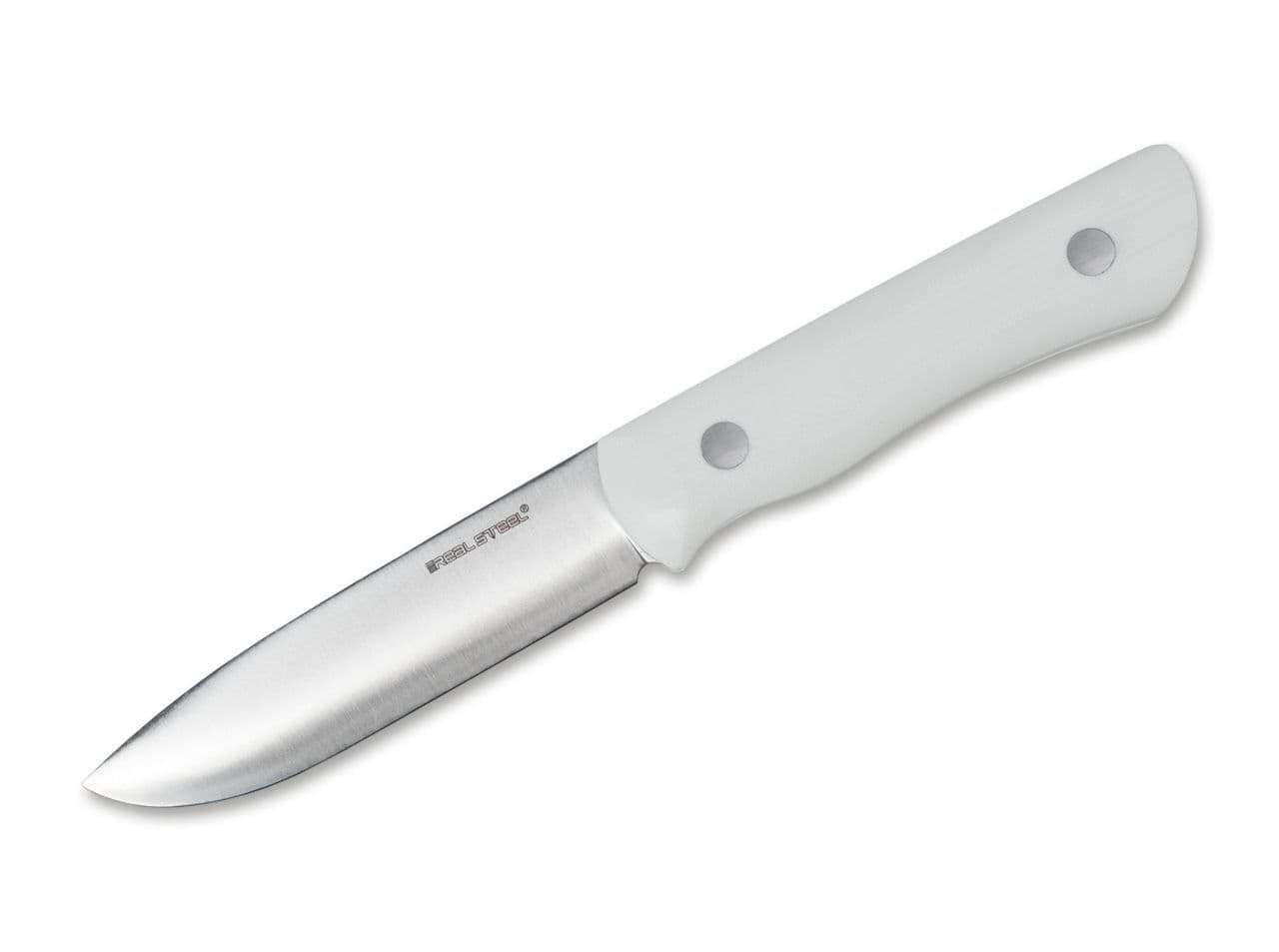Picture of Real Steel - Bushcraft III Convex White G10