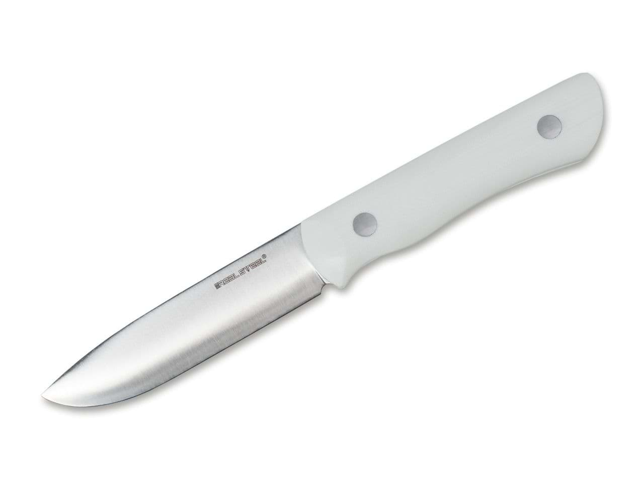 Bild von Real Steel - Bushcraft III Convex White G10