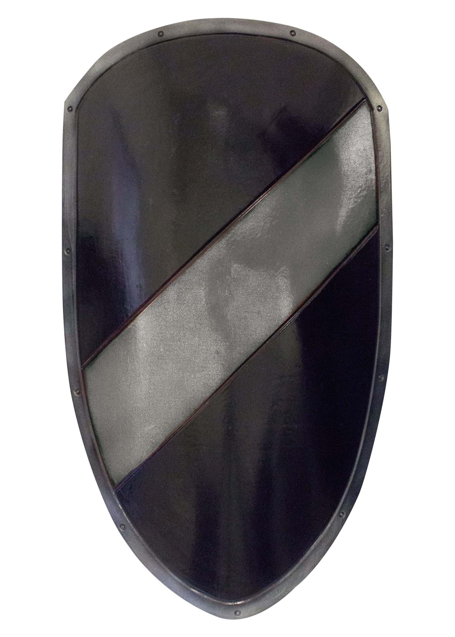 Bild von Epic Armory - LARP RFB Grossschild in Schwarz-Silber