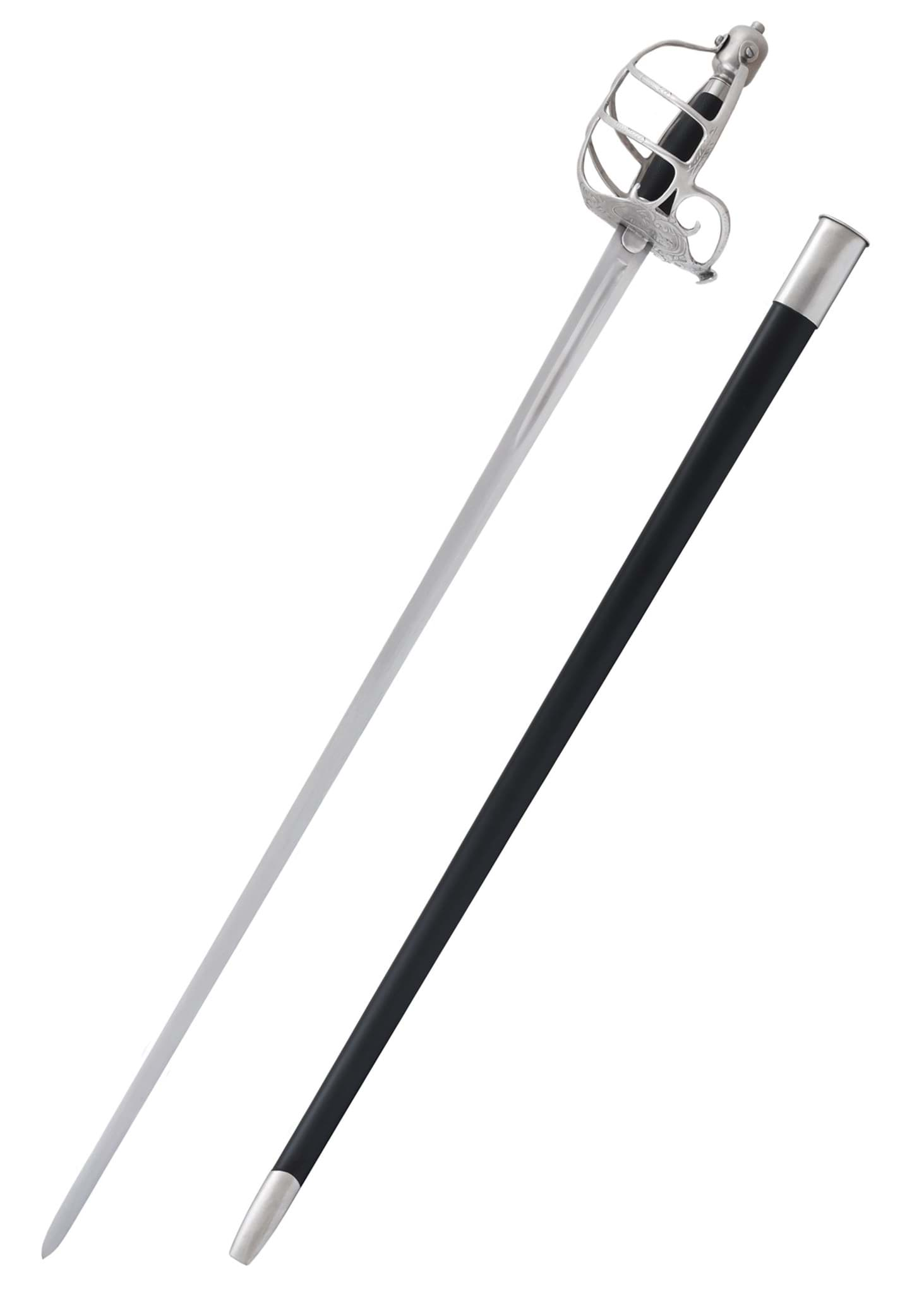 Picture of Hanwei - Mortuary Basket Hilt Sword Battle Ready SK-B