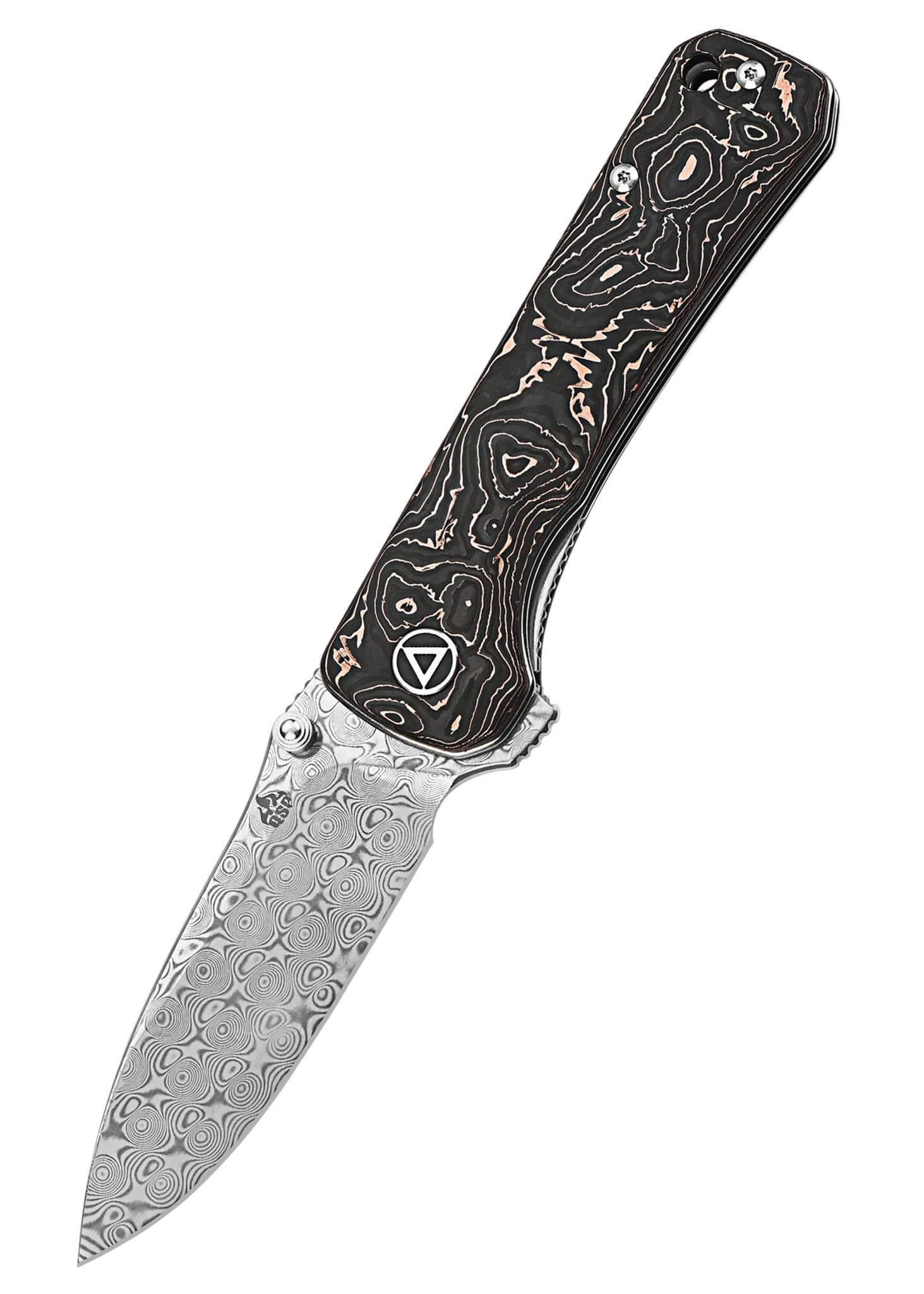 Picture of QSP Knives - Hawk Damascus Copper Foil CF