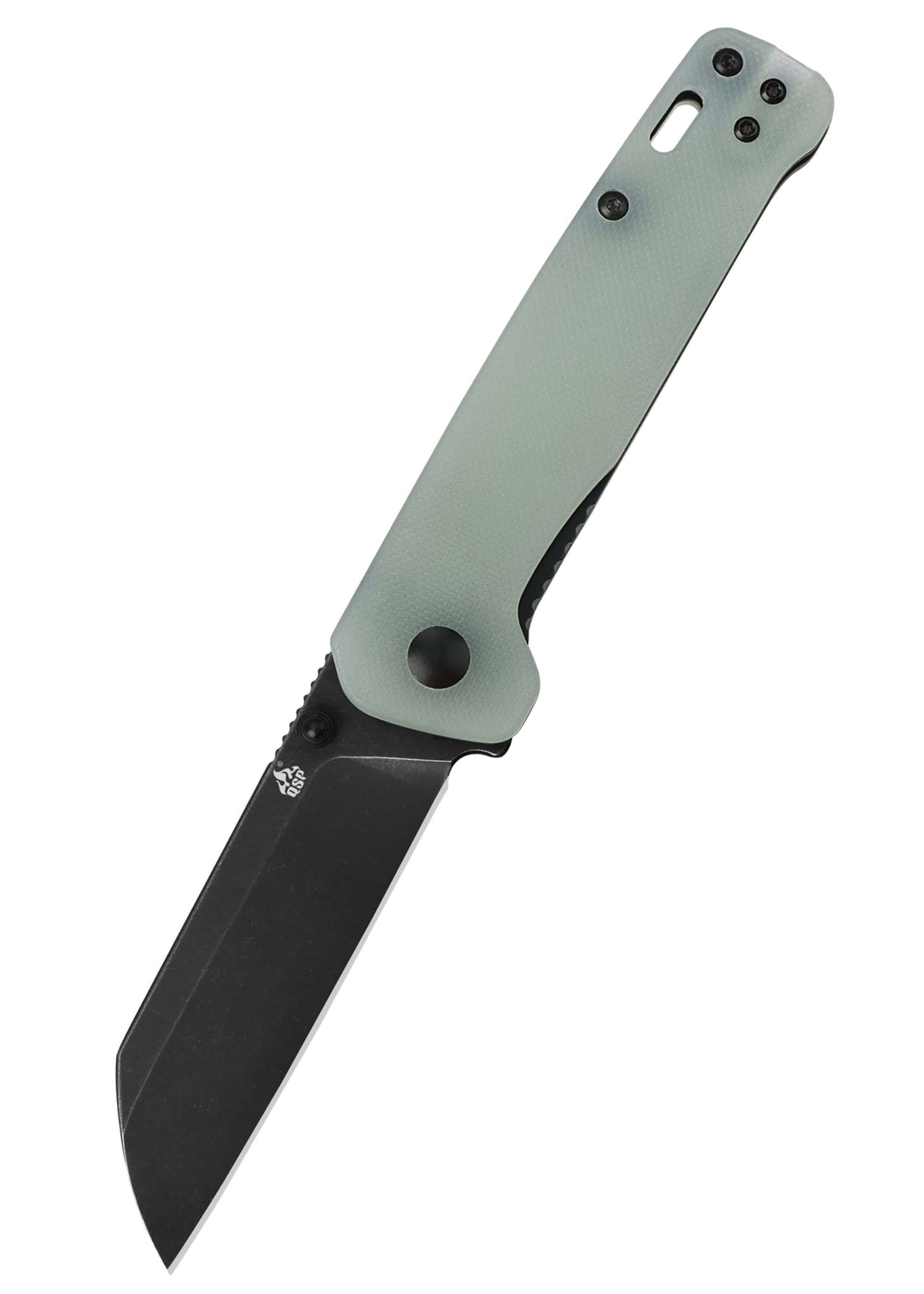 Picture of QSP Knives - Penguin D2 Black-SW G10 Jade