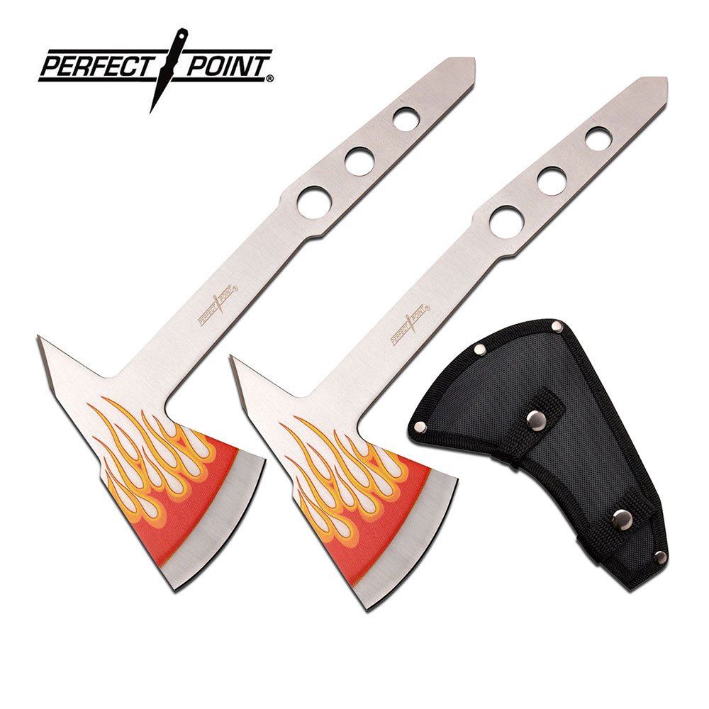 Image de Perfect Point - Fire Tomahawk Haches de lancer Set de 2