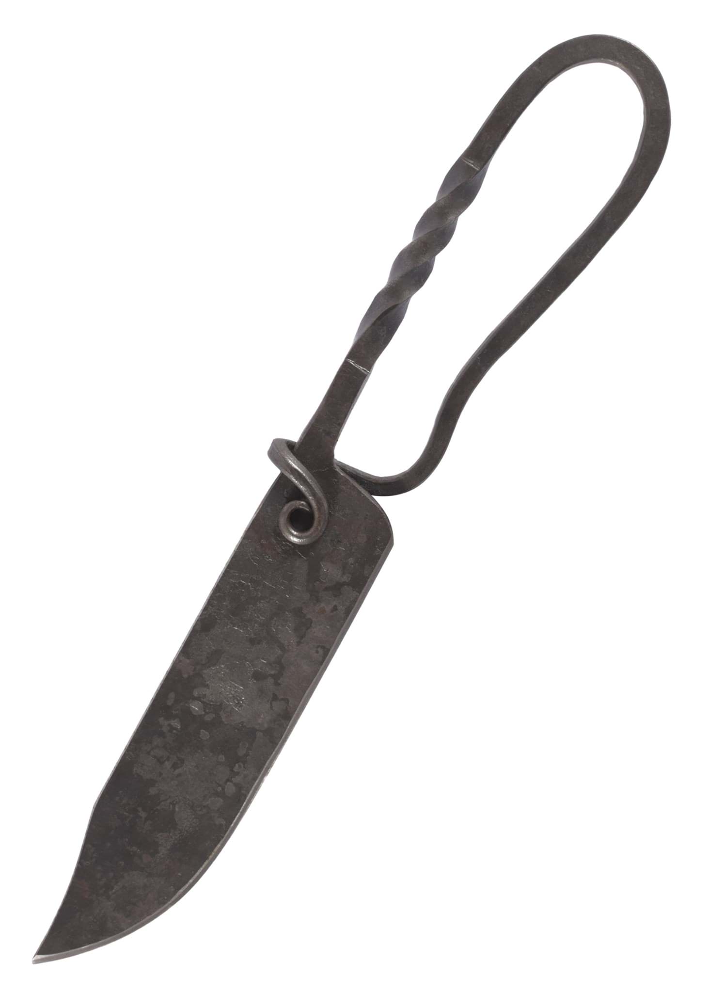Bild von Battle Merchant - Geschmiedetes Messer mit Lederscheide 23 cm