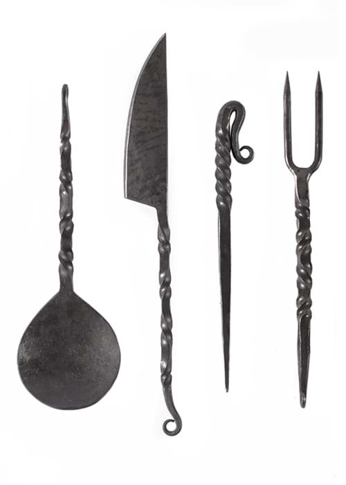 Picture of Battle Merchant - Hand-forged Cutlery Set 4-piece