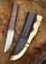 Bild von Battle Merchant - Wikinger-Messer mit Walnussgriff 19 cm