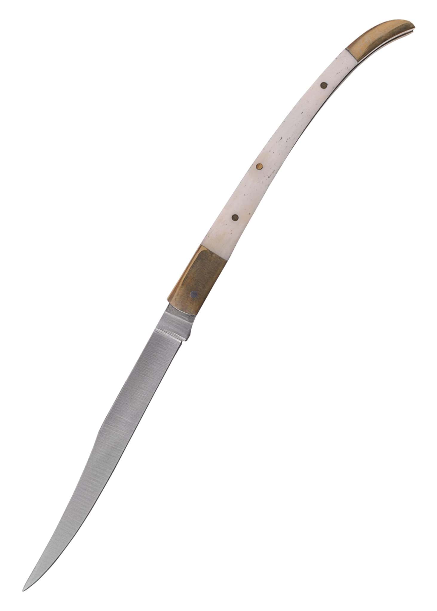 Image de Battle Merchant - Couteau pliant avec des plaquettes de manche en os