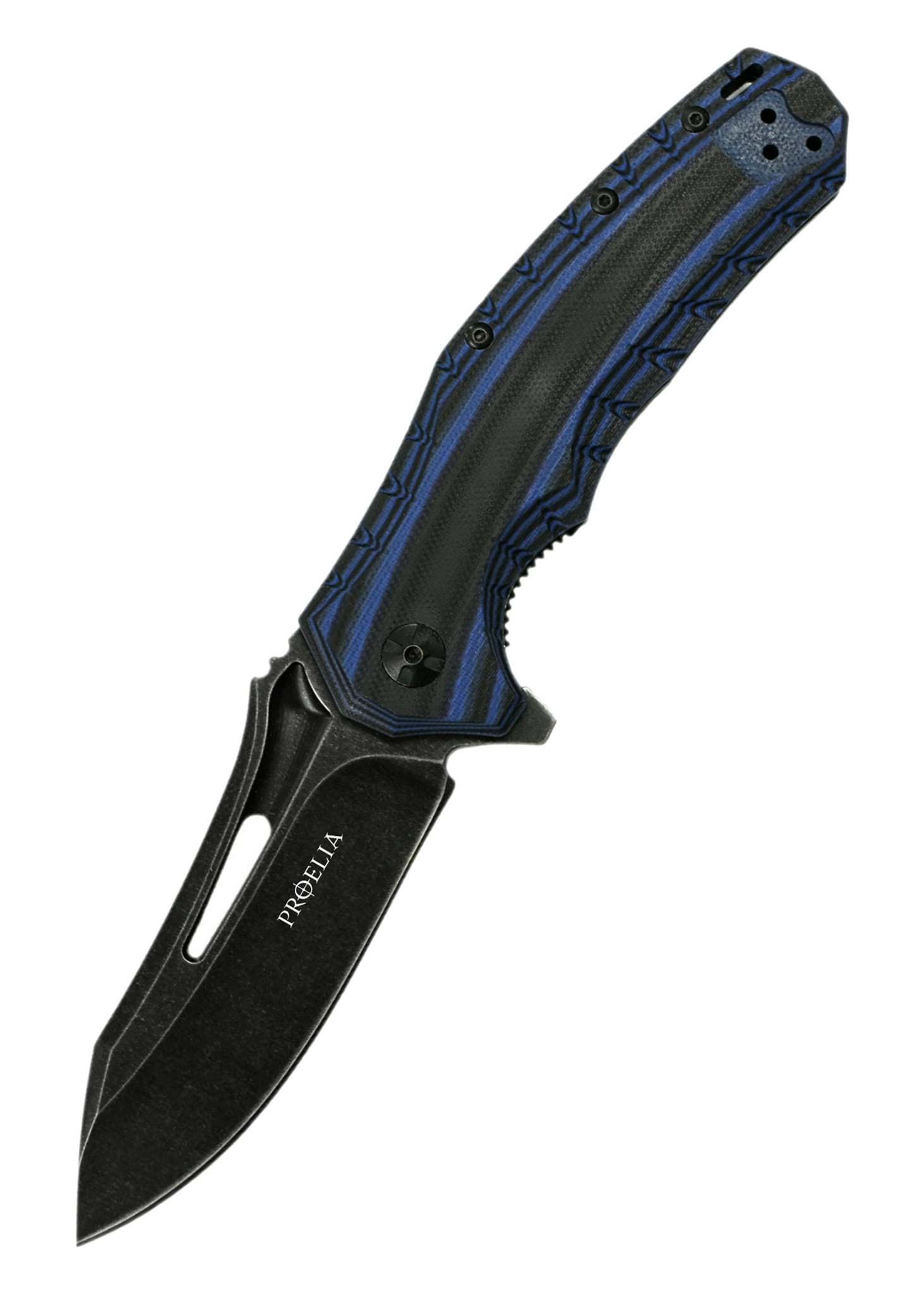 Bild von Defcon - Proelia Drop Point Blackwash Black-Blue