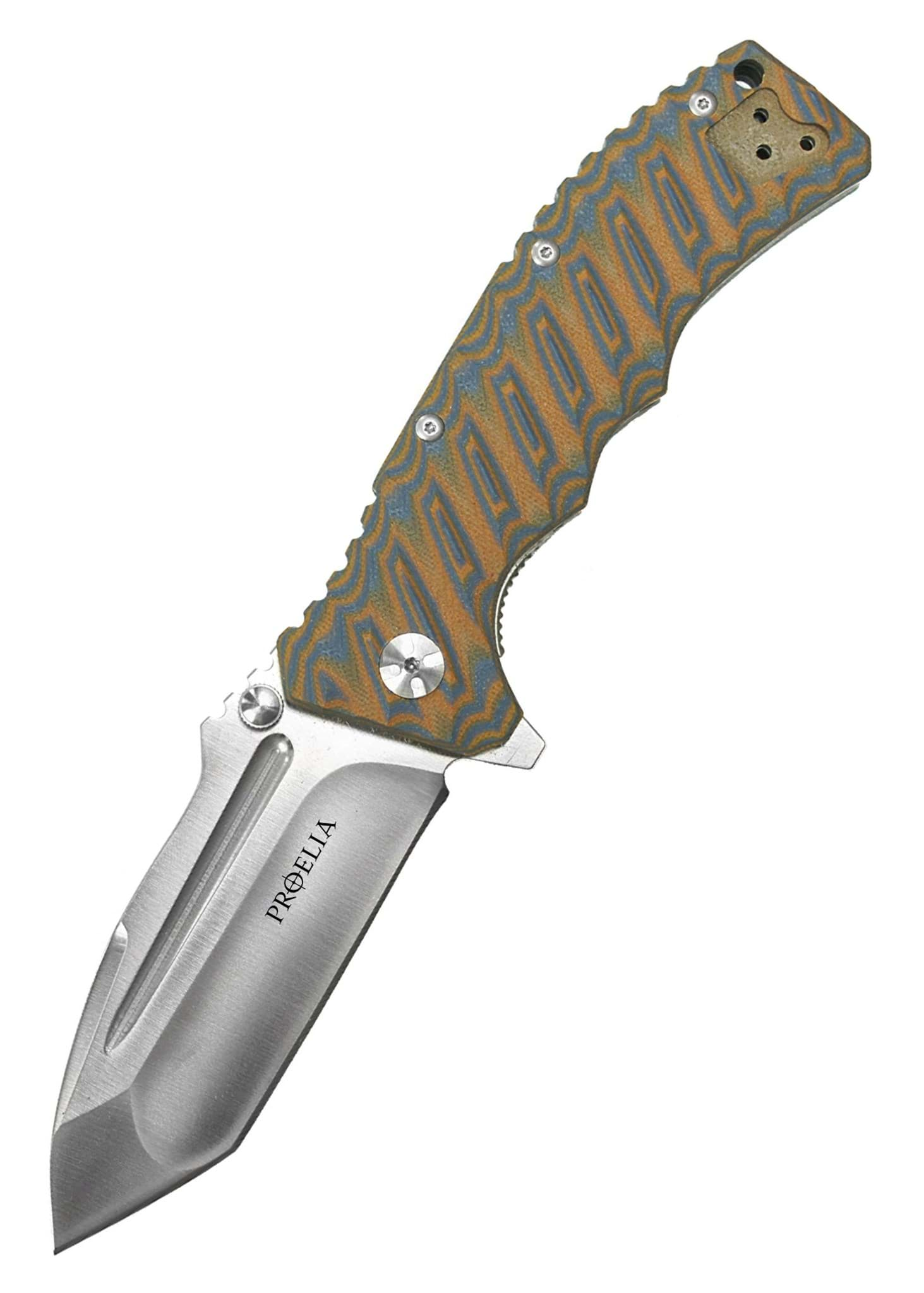 Picture of Defcon - Proelia Tanto Satin Brown-Blue