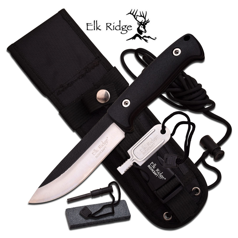 Image de Elk Ridge - Couteau de survie Survival 555BK