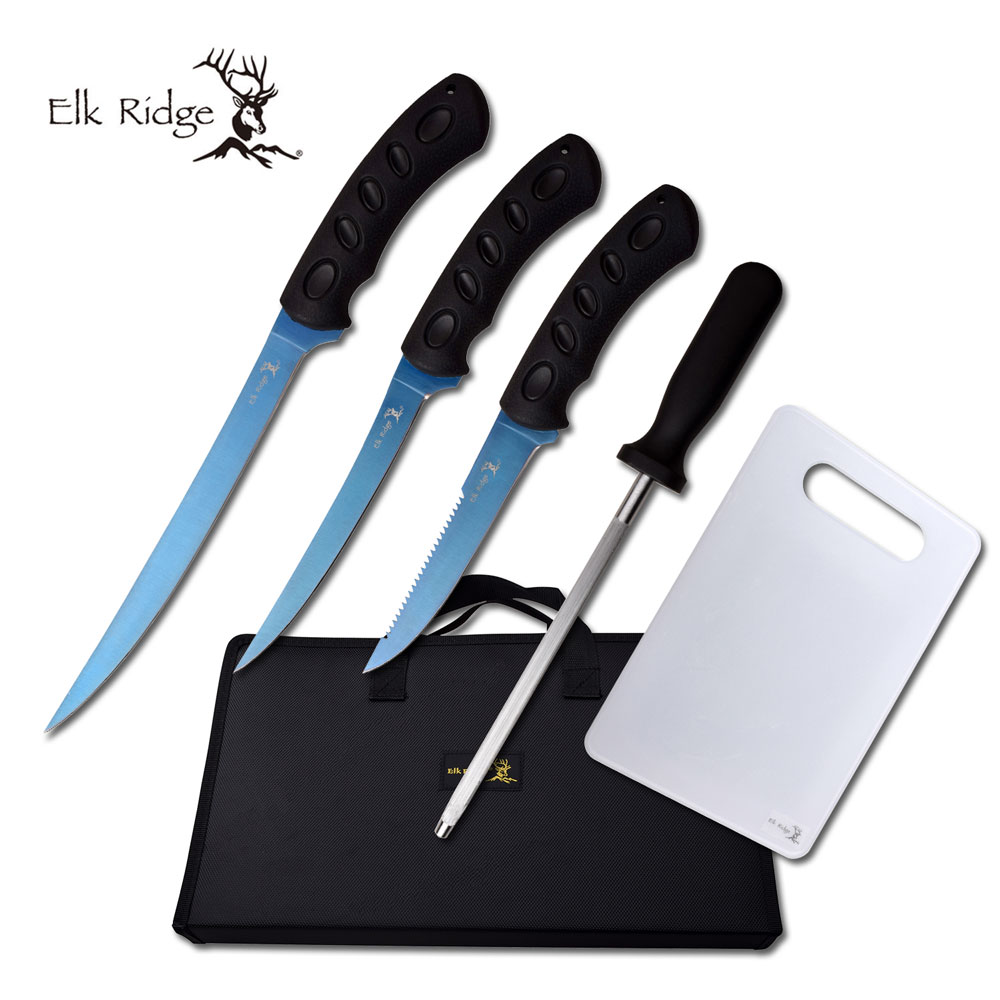 Immagine di Elk Ridge - Set di coltelli da caccia
