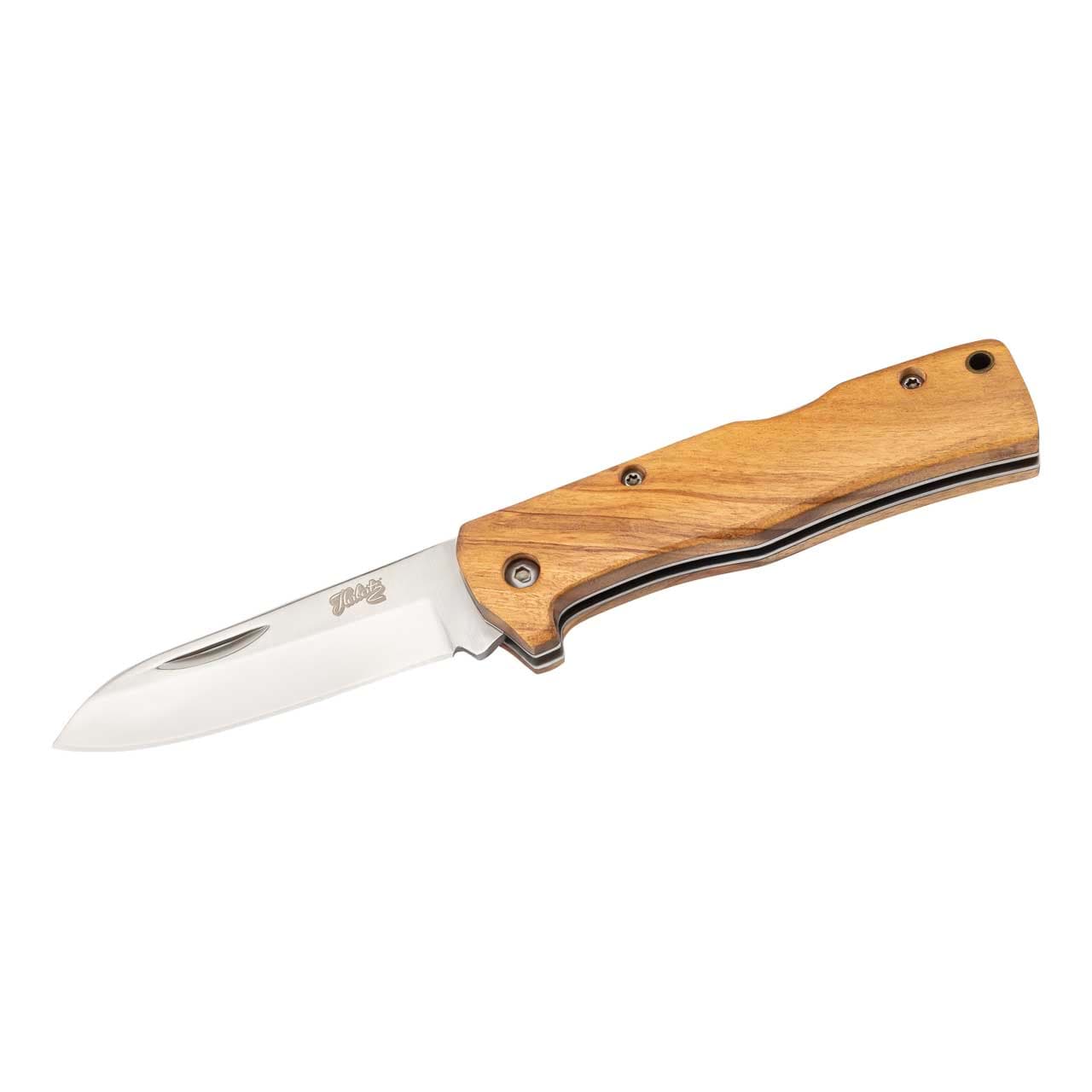 Picture of Herbertz Selektion - Pocket Knife Olive Wood 53004