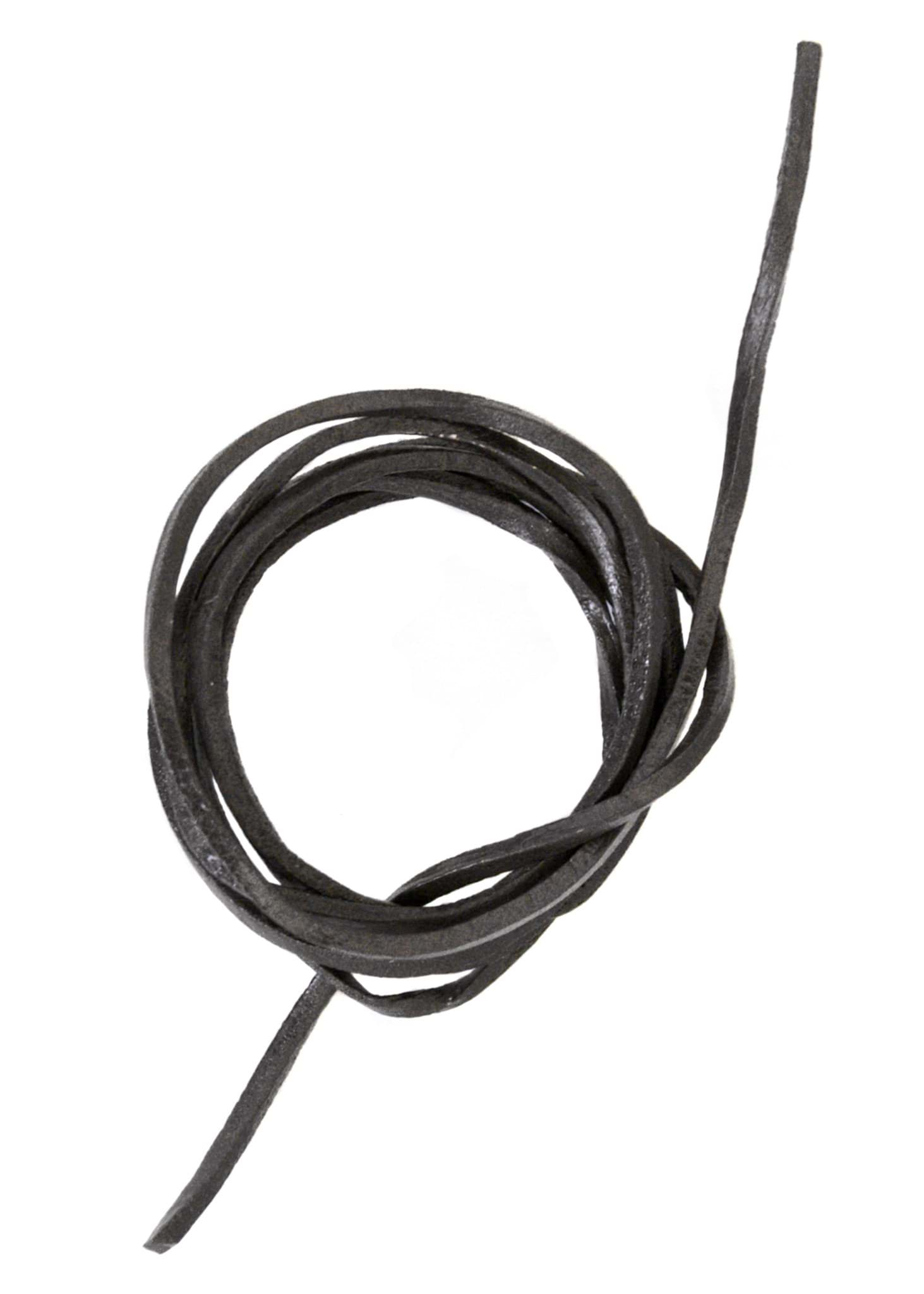 Image de Battle Merchant - Lanière en cuir carrée noire 120 cm