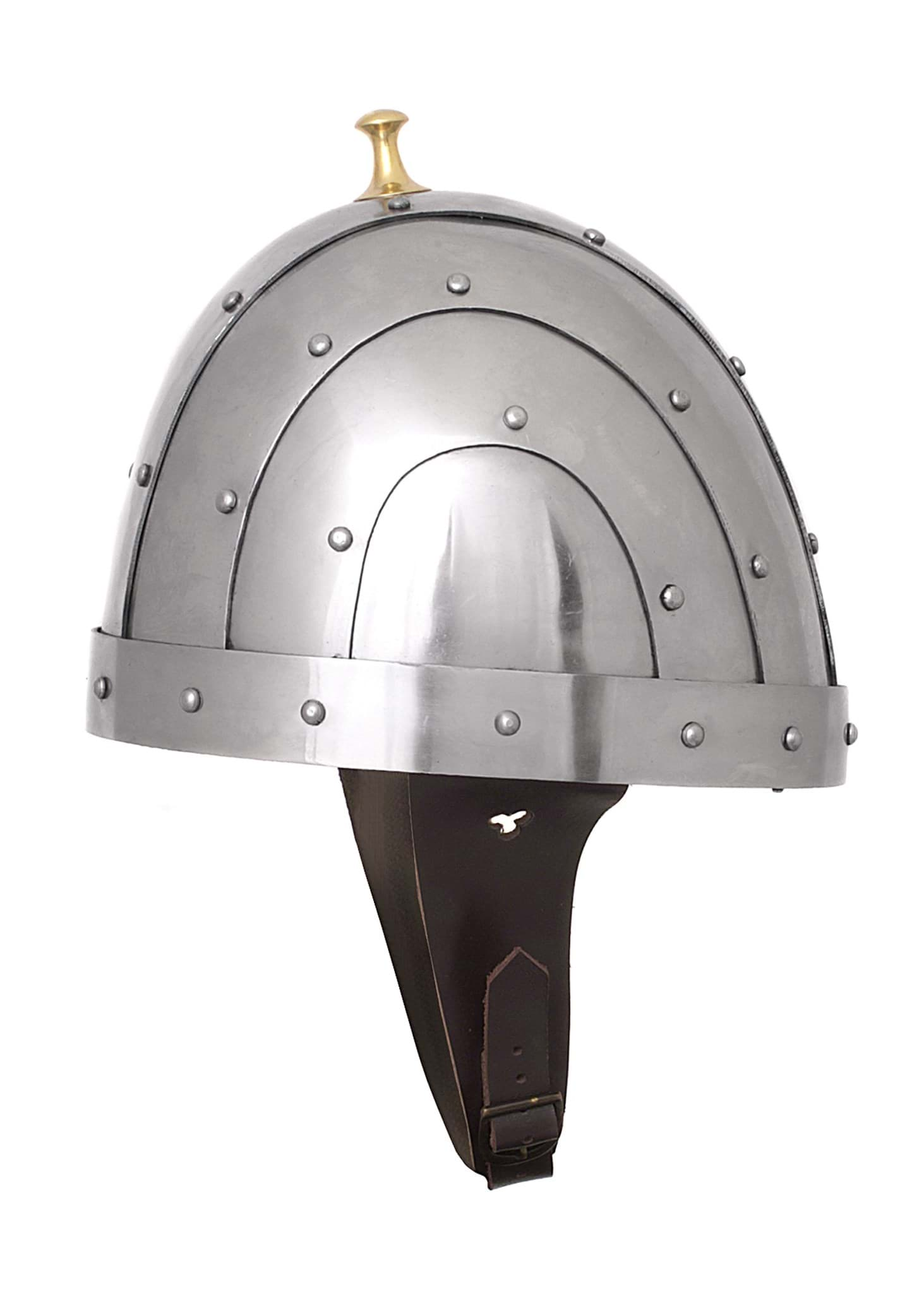 Image de Battle Merchant - Casque byzantin en acier de 2 mm taille M