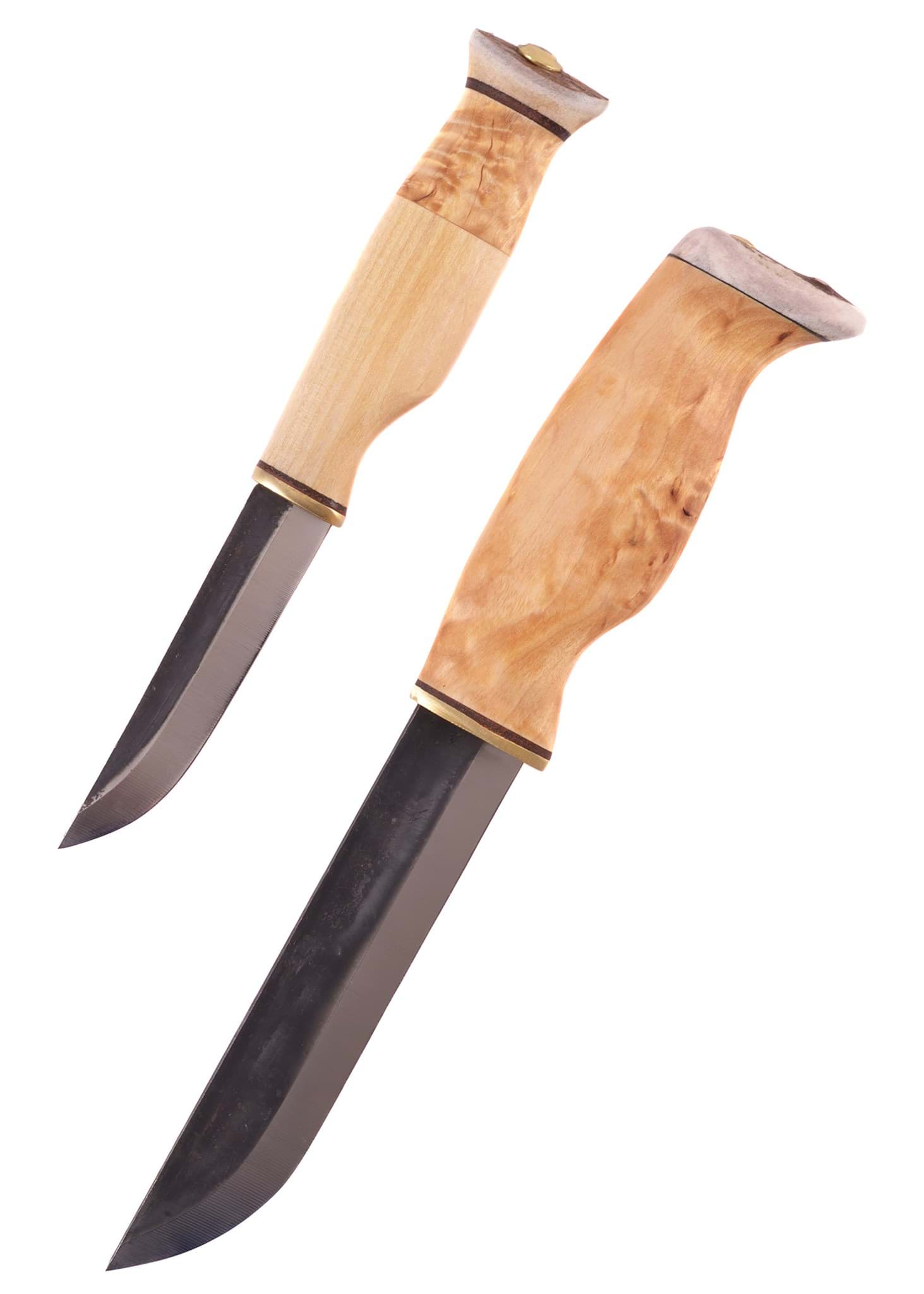 Picture of Wood Jewel - Large Double Knife Kaksoispuukko