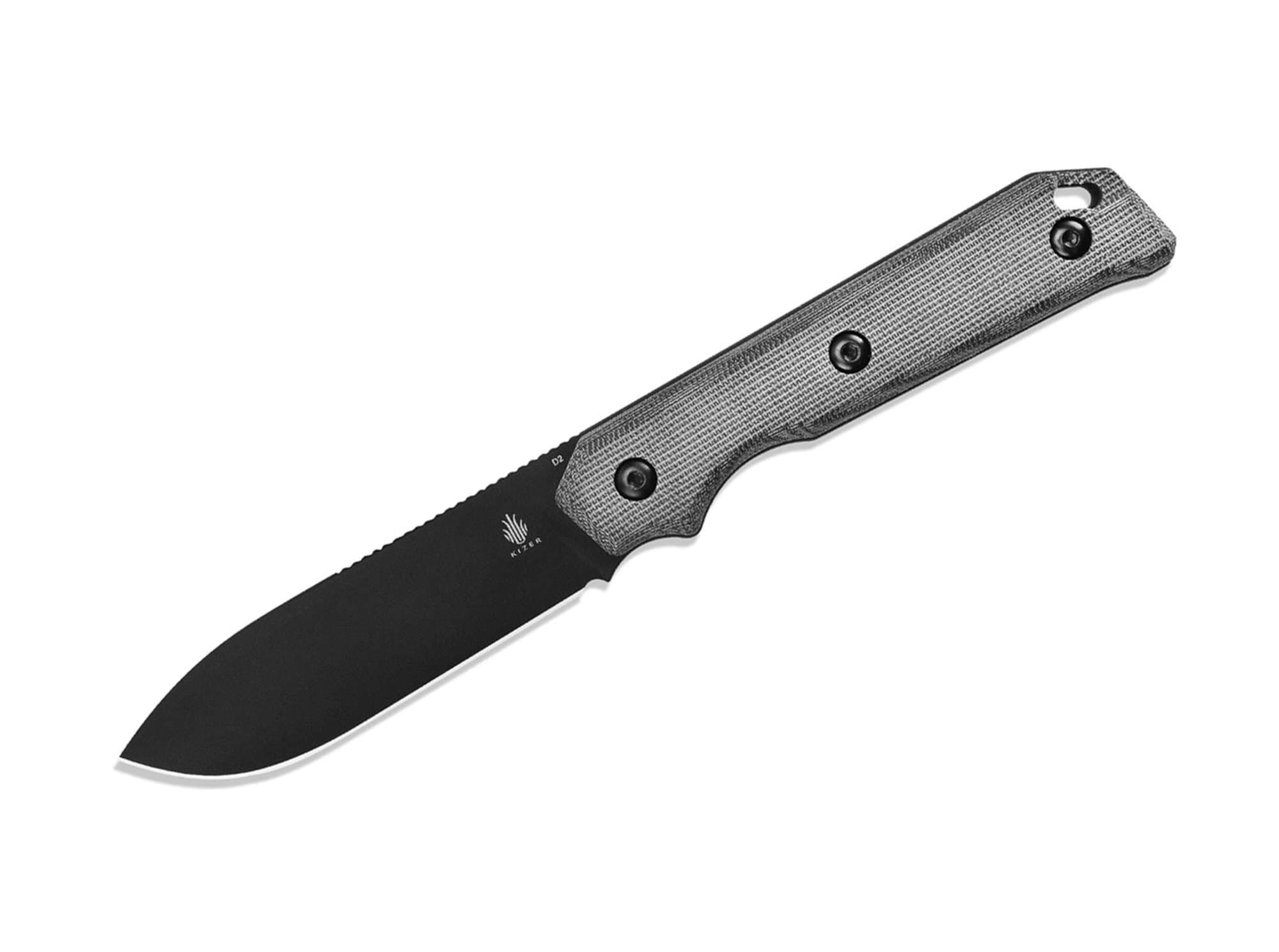 Image de Kizer - Compagnon D2 Fixe Micarta Noir