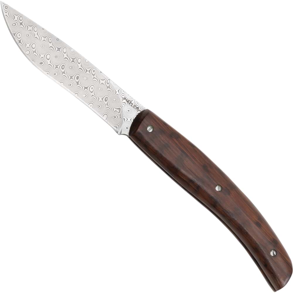 Picture of Haller - Damascus Pocket Knife Snakewood 43350