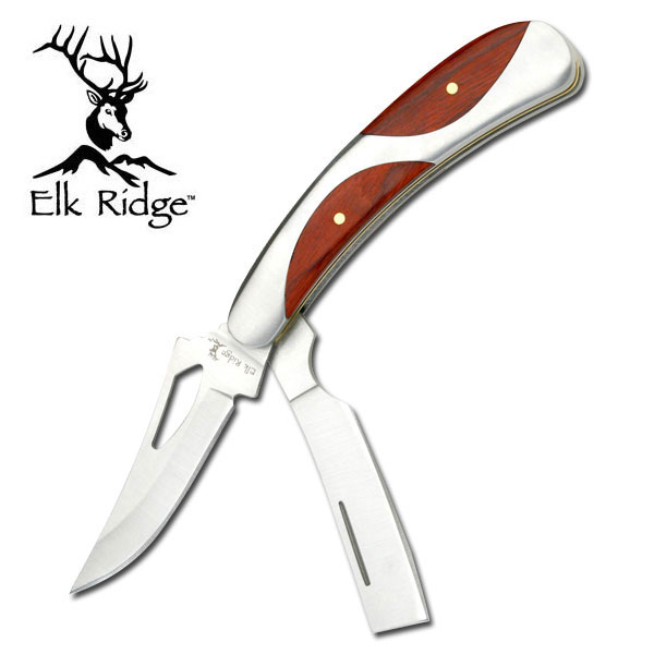 Image de Elk Ridge - Couteau de poche 114 avec deux lames