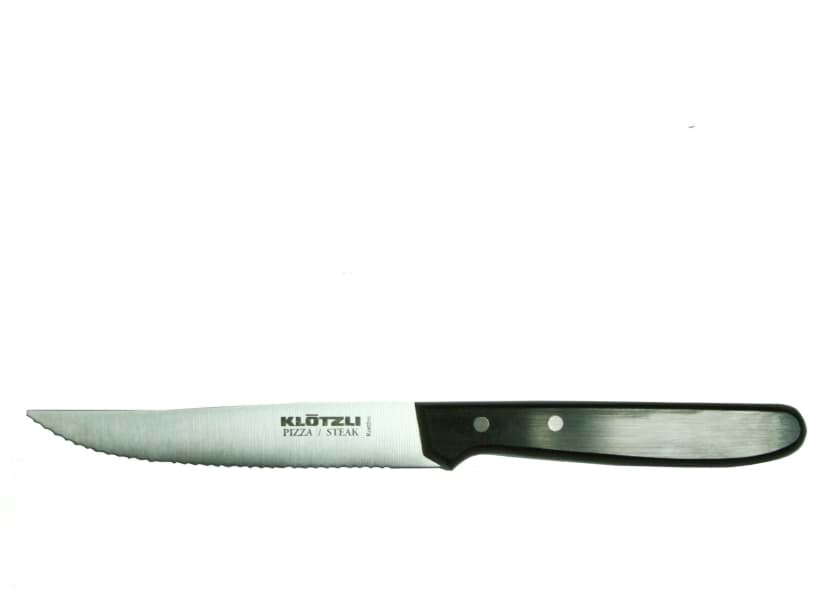 Image de Klötzli - Couteau à pizza, couteau à steak avec manche en plastique