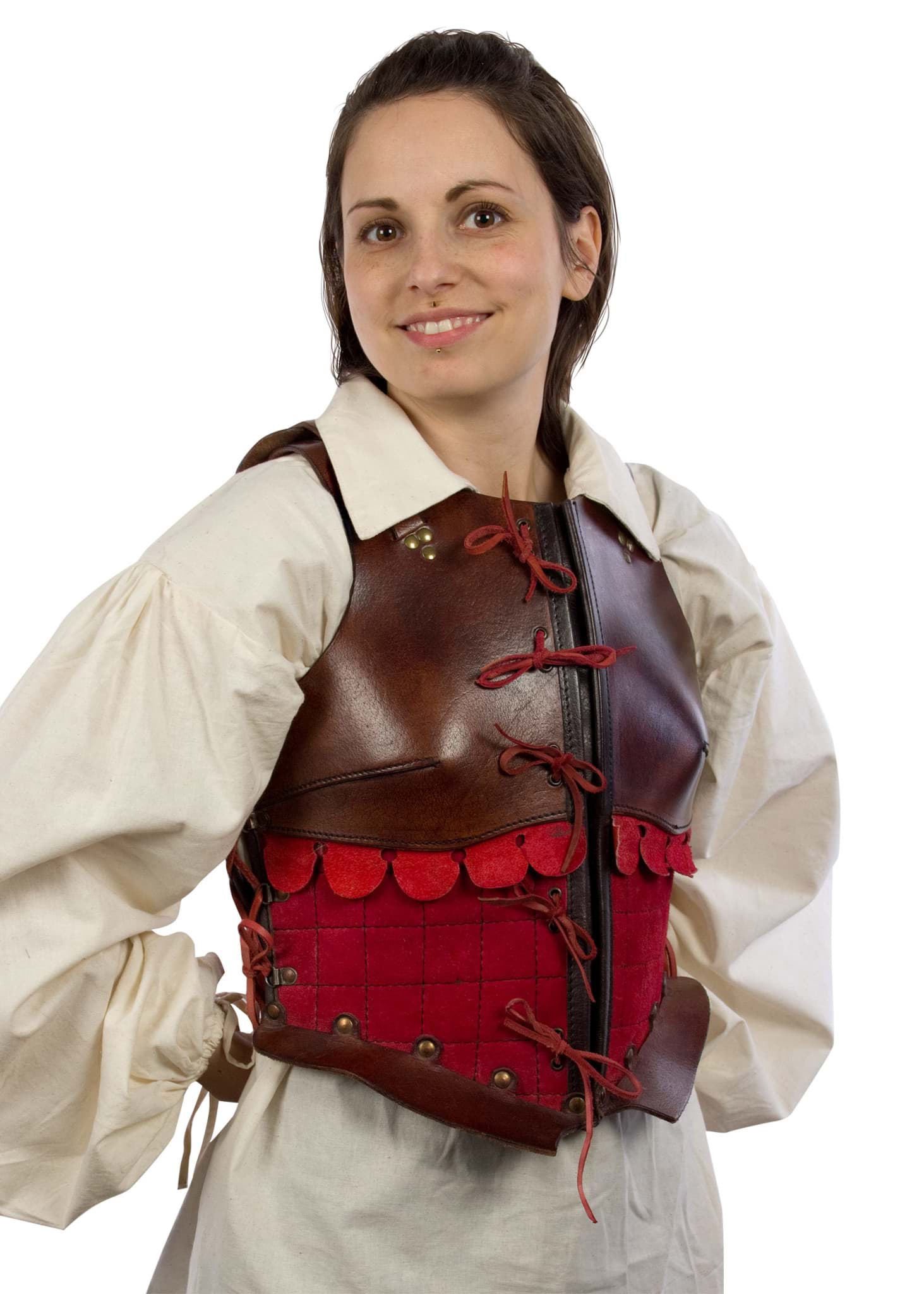 Immagine di Epic Armory - Armatura da donna marrone-rossa L