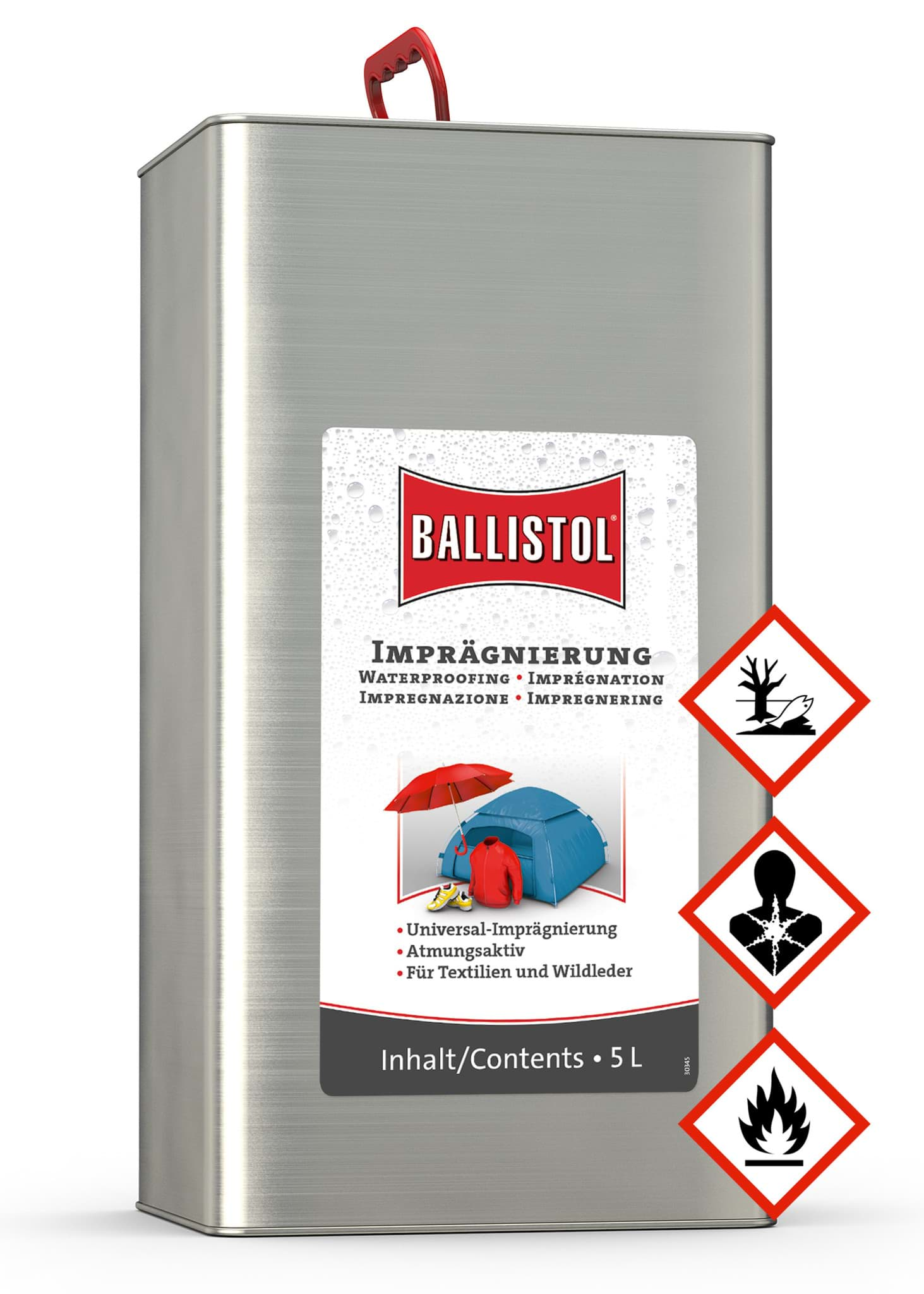 Image de Ballistol - Solution d'imprégnation Pluvonin 5 litres