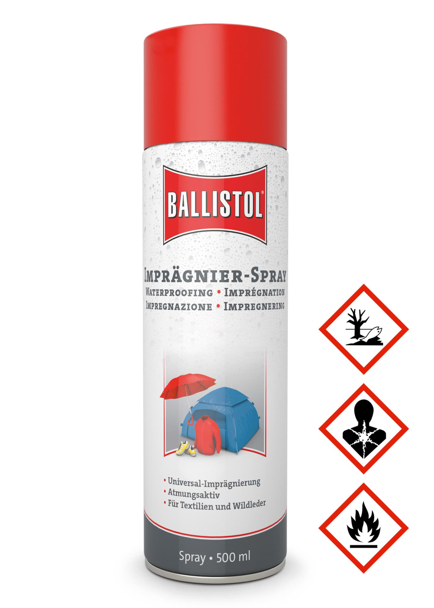 Image de Ballistol - Pluvonin Spray Imperméabilisant 500 ml