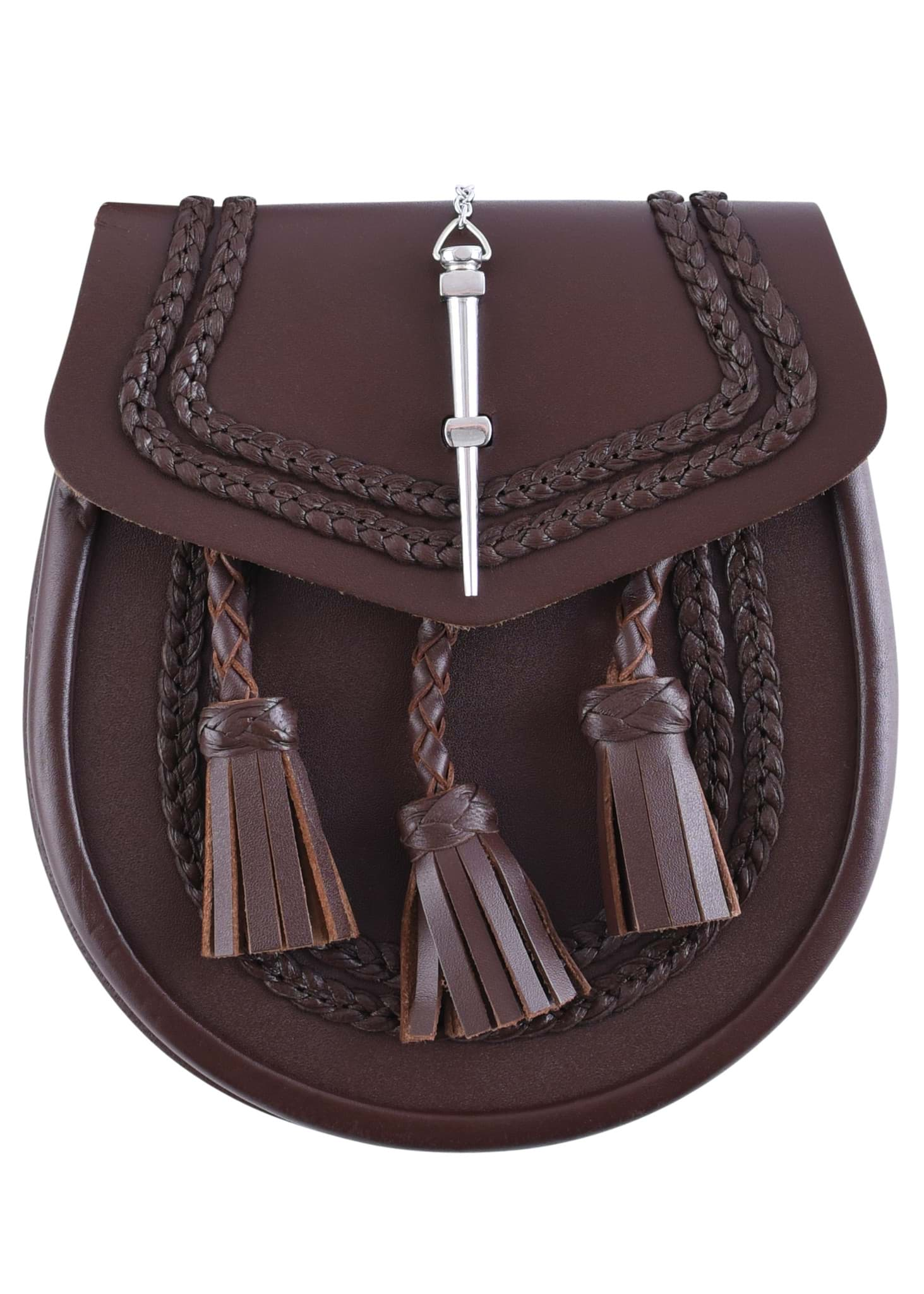 Image de Battle Merchant - Sporran sac de kilt marron