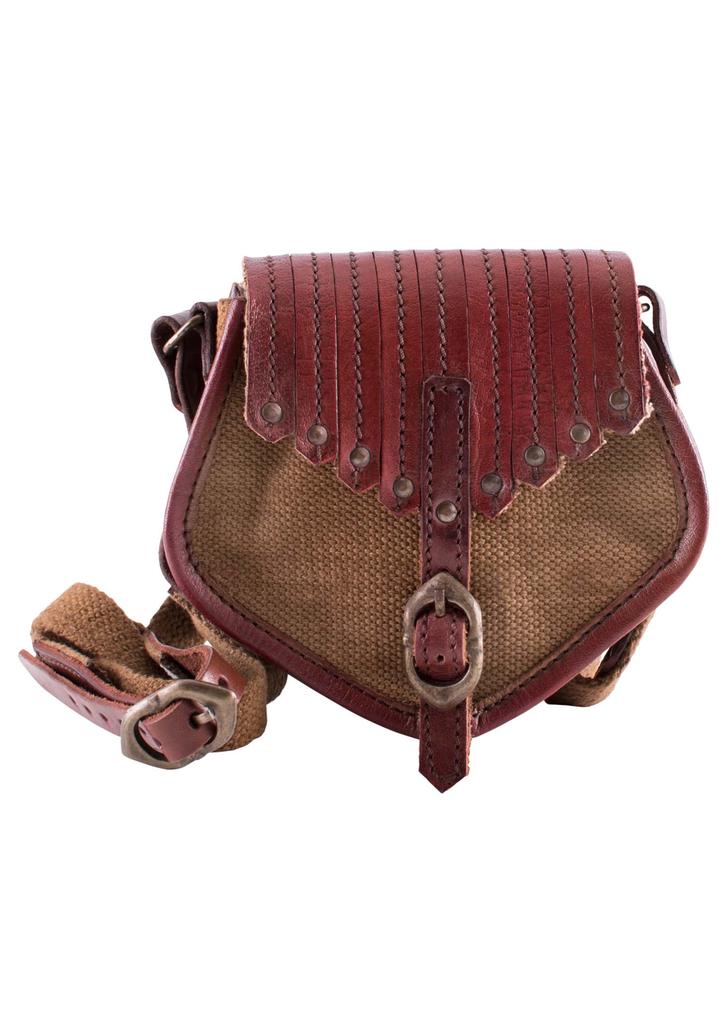 Bild von Battle Merchant - Tasche im Wikinger-Stil Leder und Segeltuch