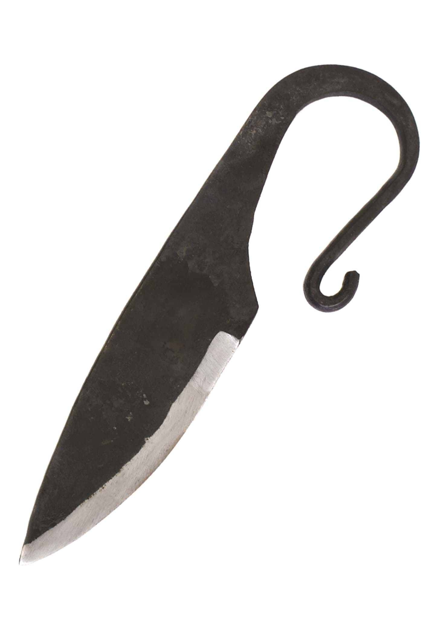Image de Battle Merchant - Couteau viking forgé à la main avec étui en cuir