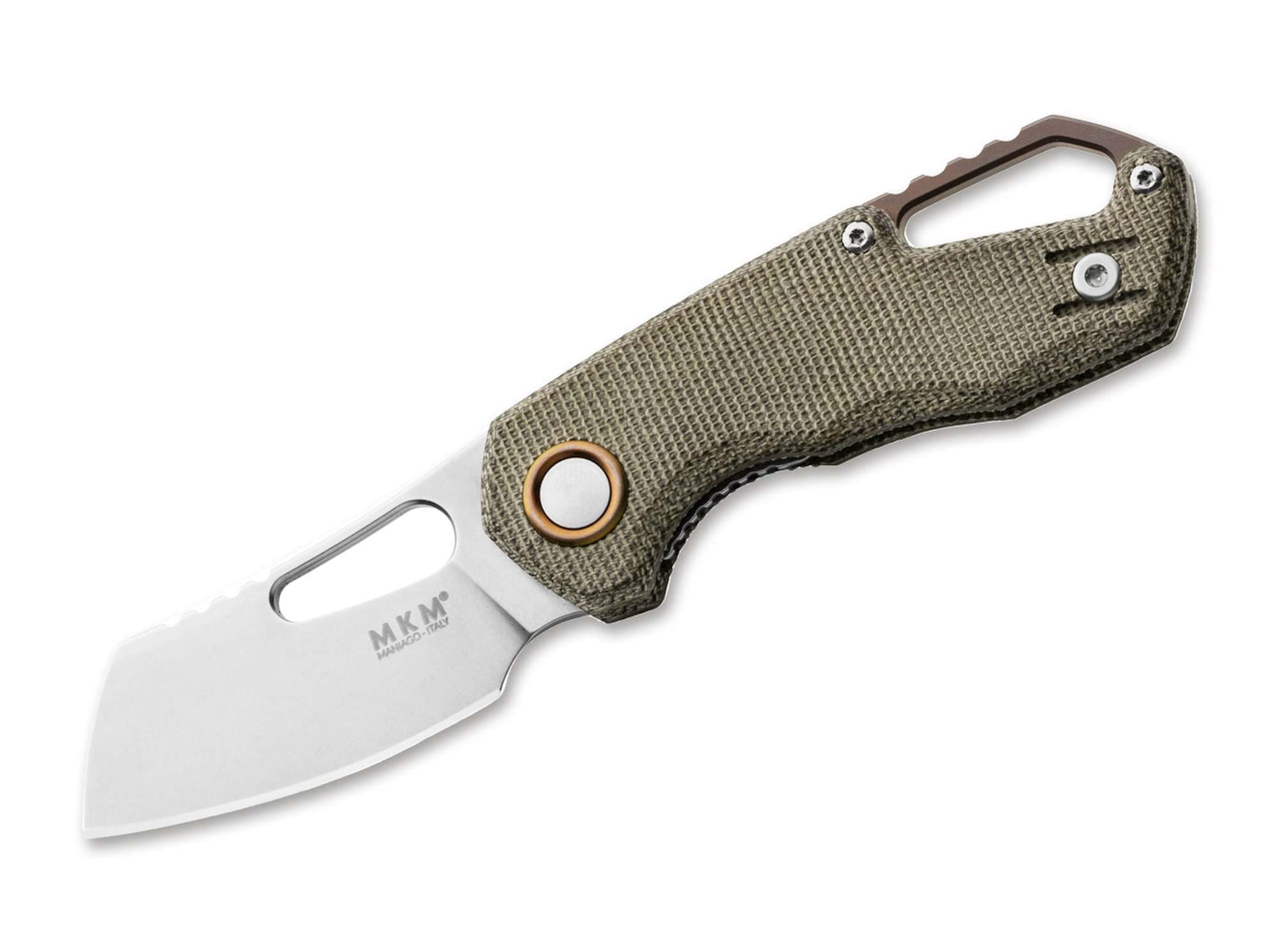 Picture of MKM - Isonzo M390 Cleaver Micarta Green