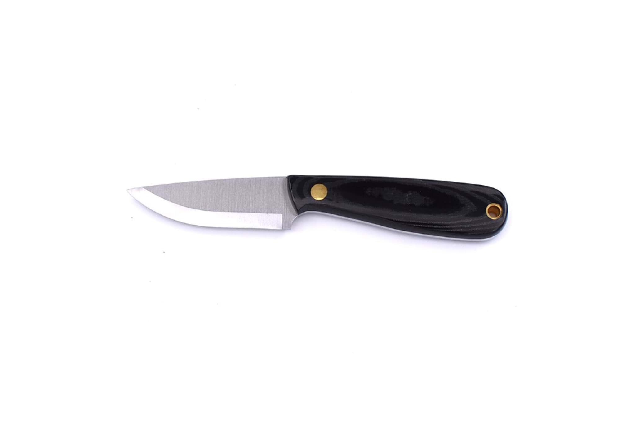 Bild von Brisa - Necker 70 Black Micarta Scandi Leather