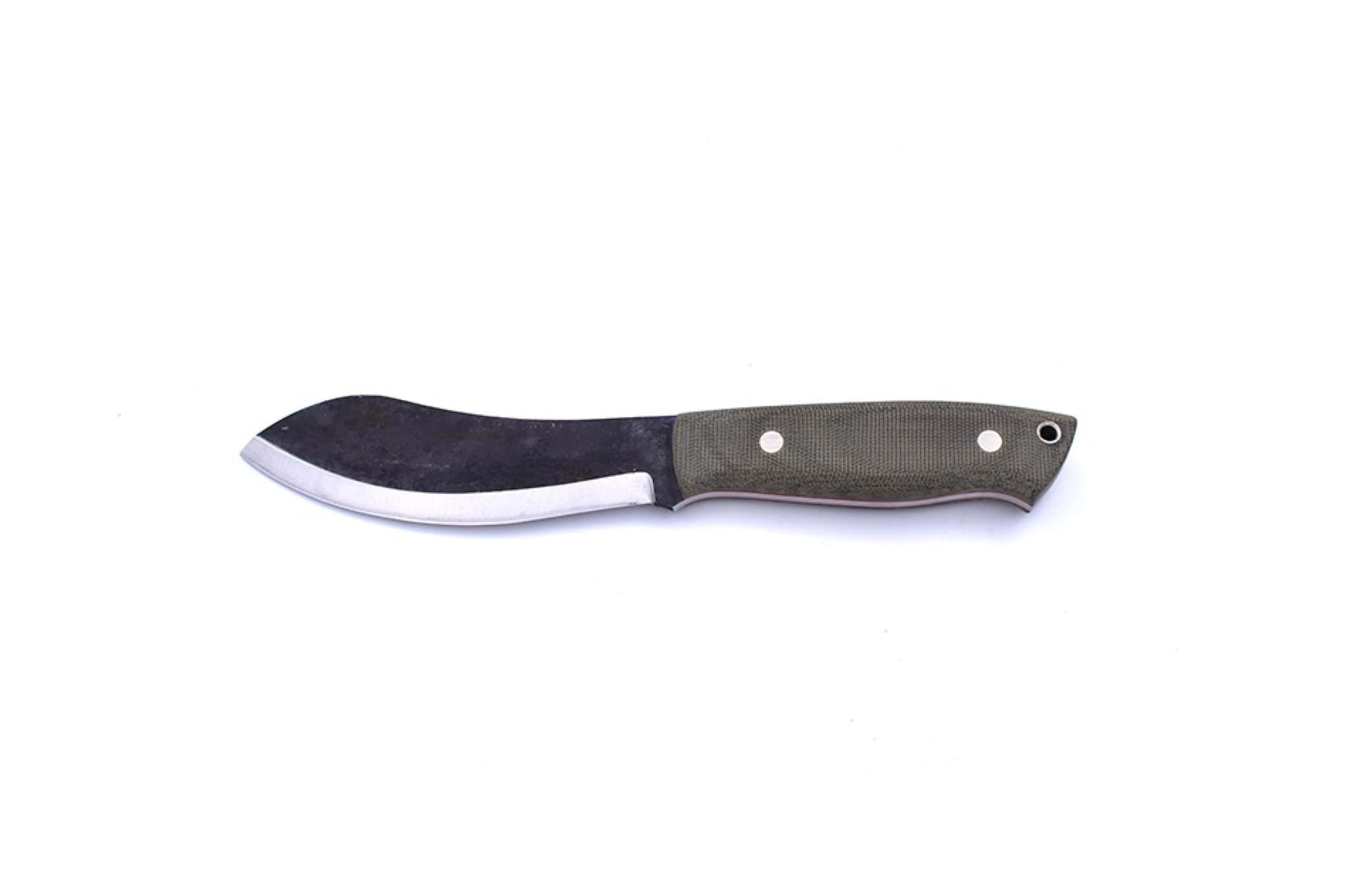 Bild von Brisa - Nessmuk 125 Green Micarta Scandi Firesteel