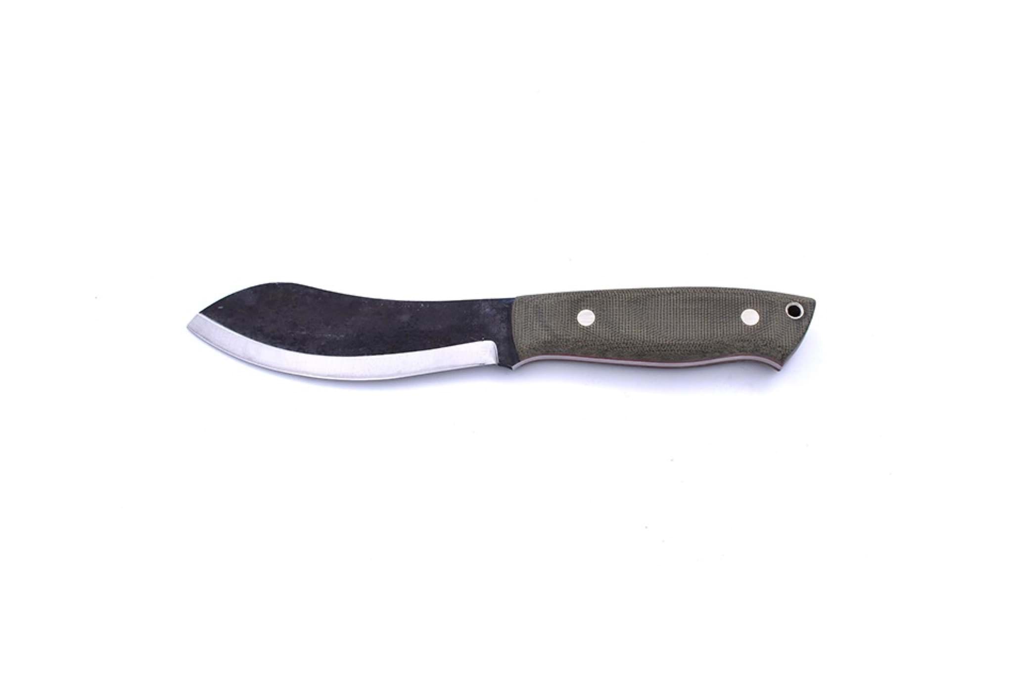 Bild von Brisa - Nessmuk 125 Green Micarta Scandi Leather