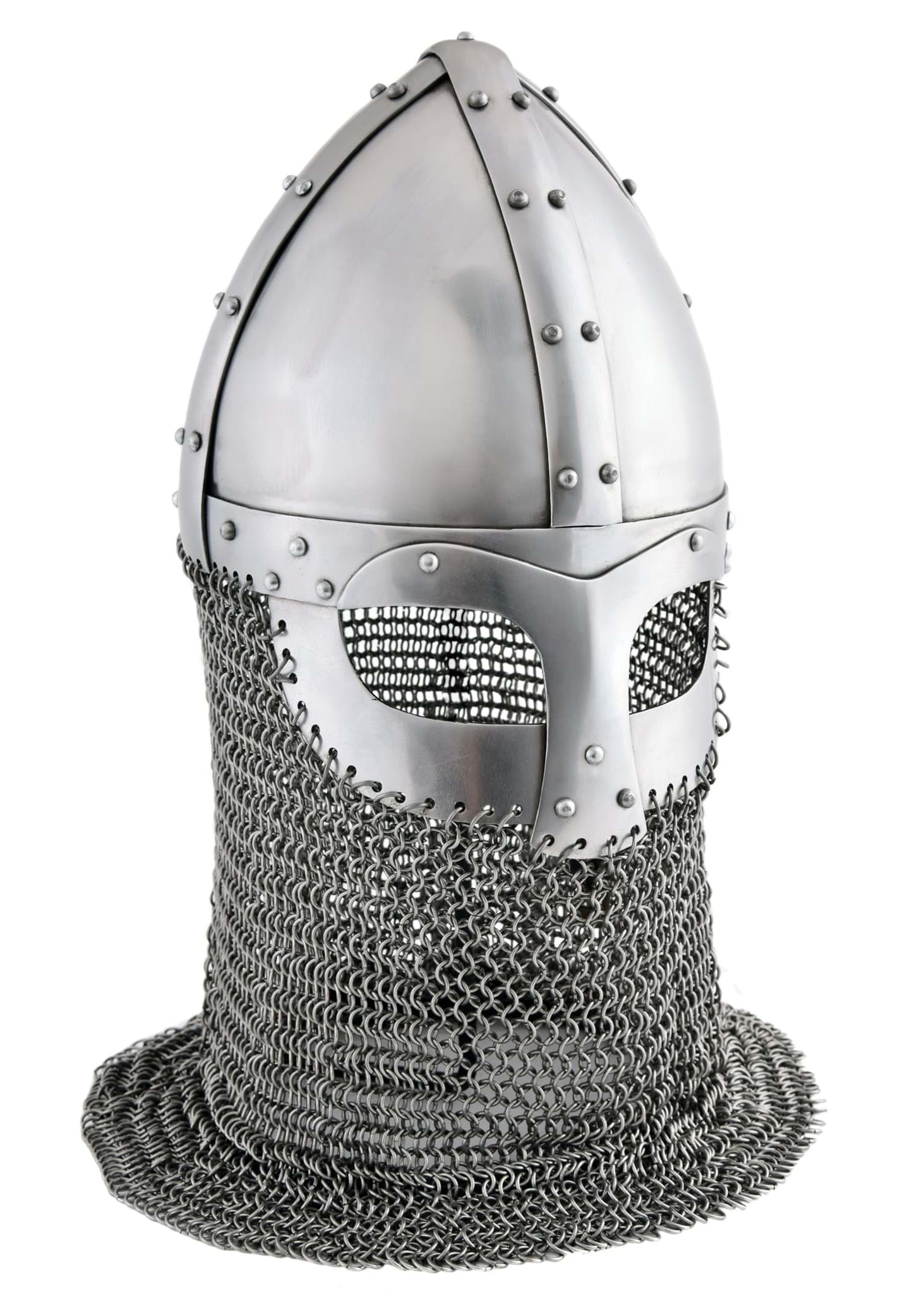 Image de Ulfberth - Casque à Spangen de l'époque Vendel avec camail taille L