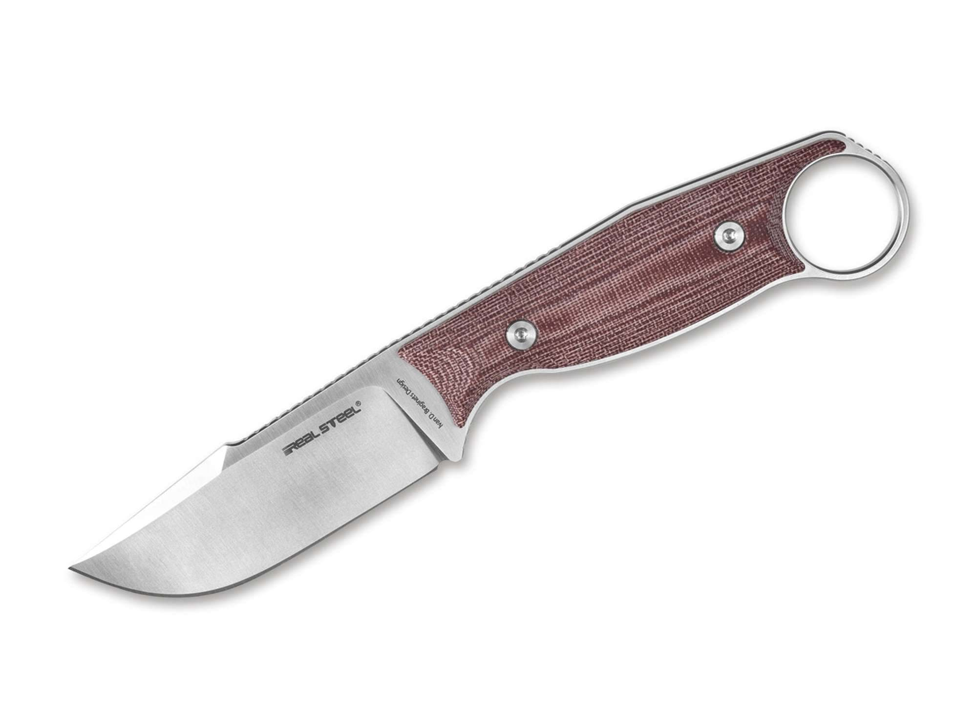 Immagine di Real Steel - Arpione Pelliccia Micarta Rosso