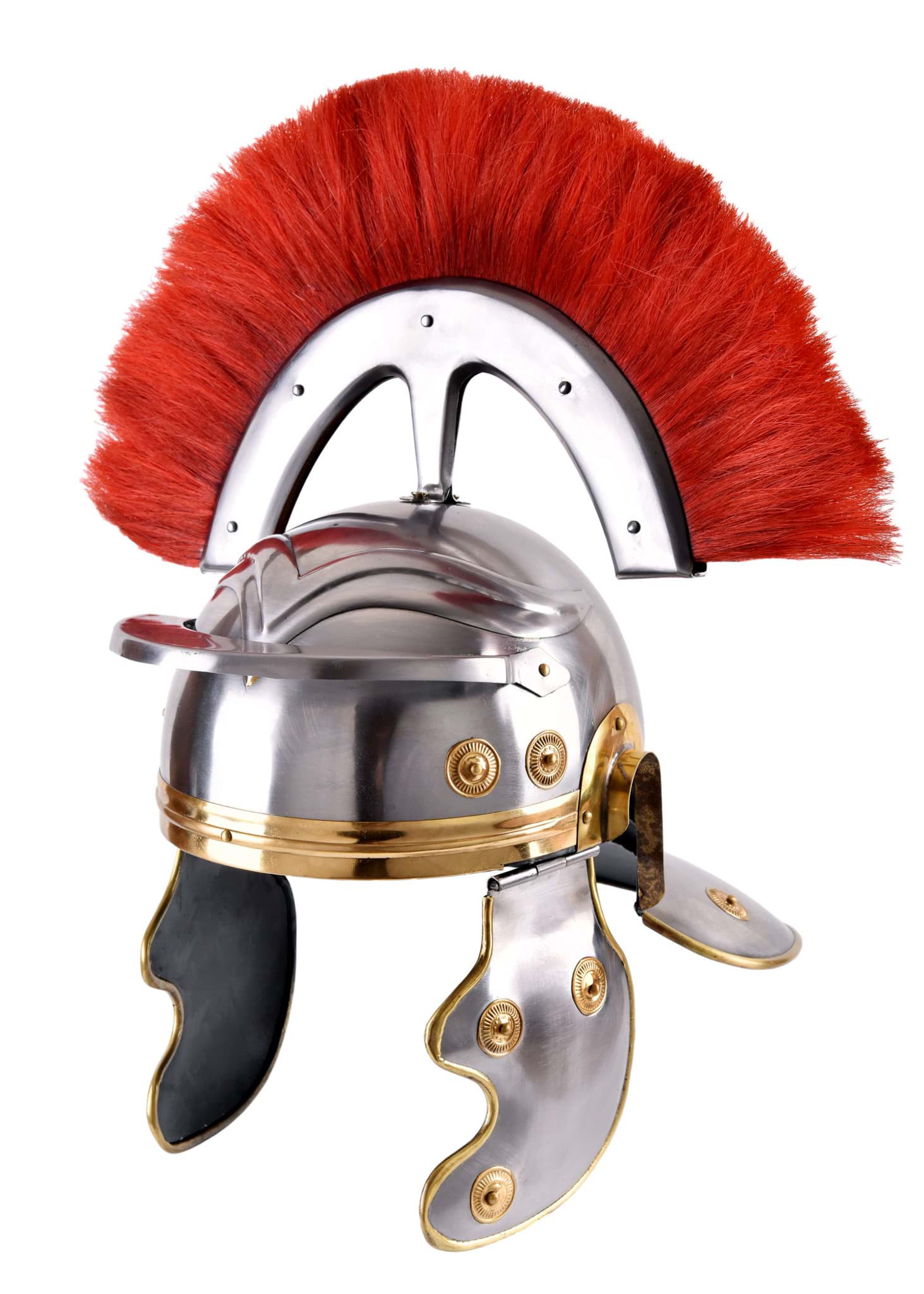 Immagine di Battle Merchant - Elmo da ufficiale romano con criniera