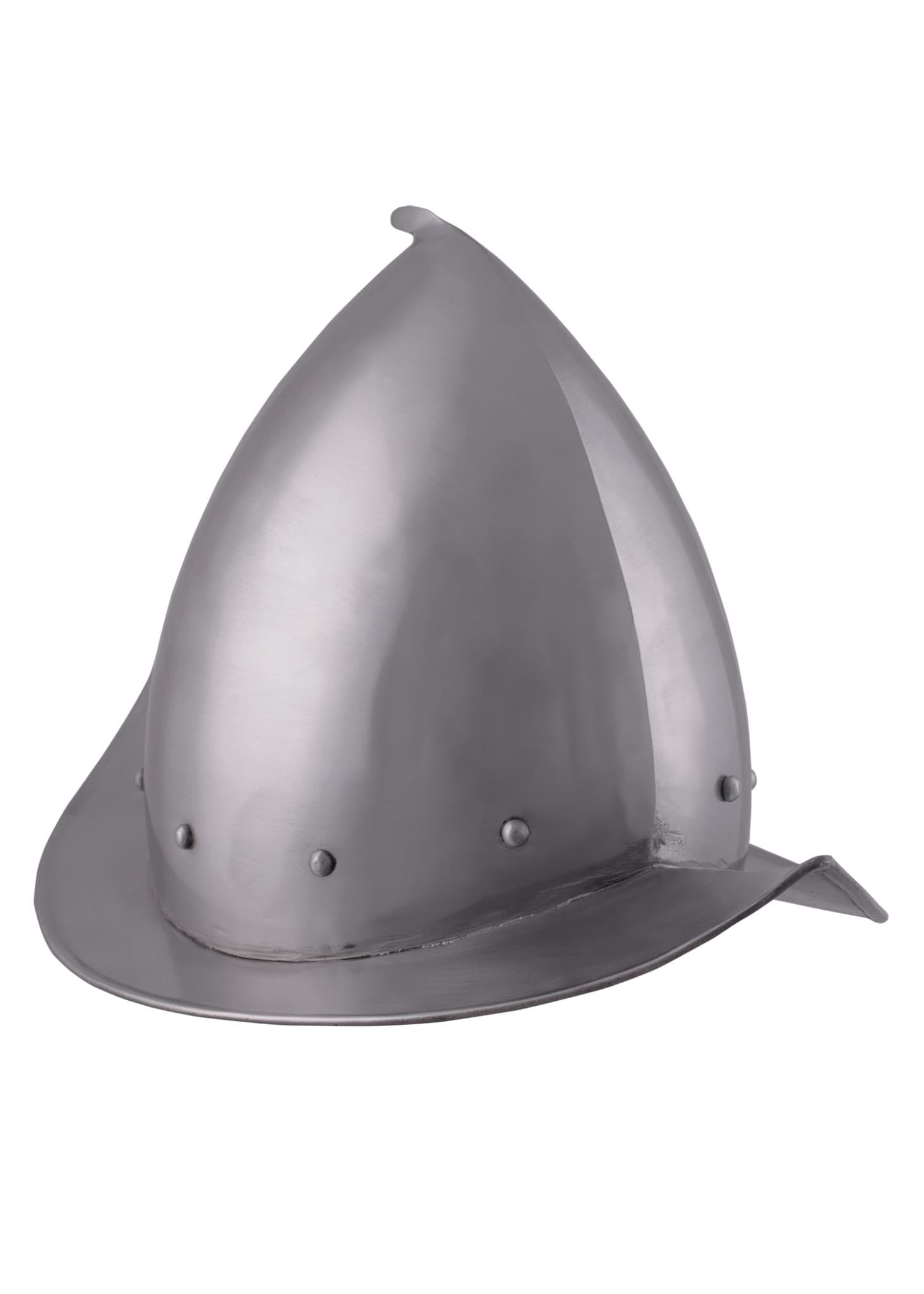 Bild von Battle Merchant - Spitzer Morion Helm mit Lederinlet 