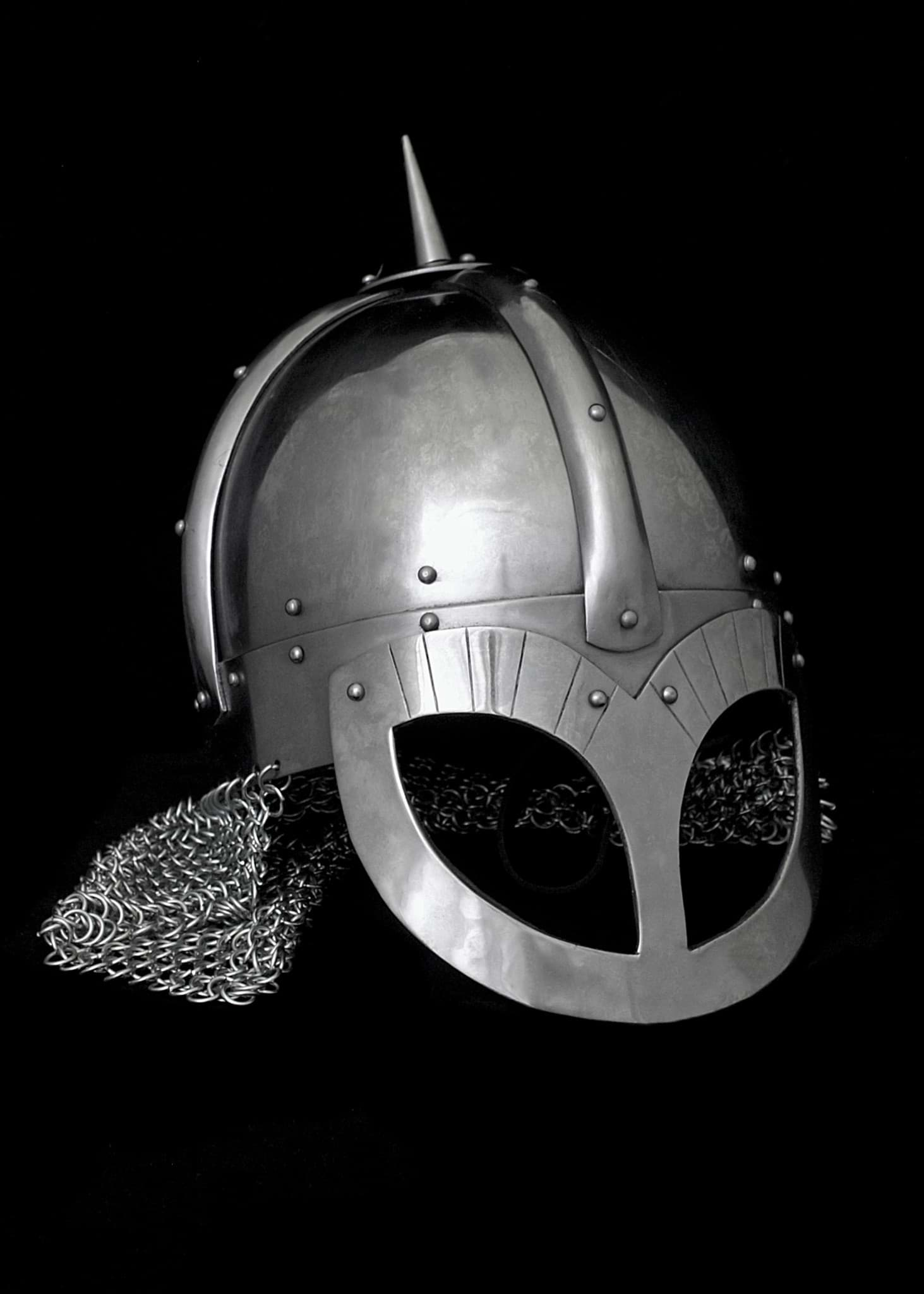 Image de Battle Merchant - Casque Viking à lunettes style Gjermundbu