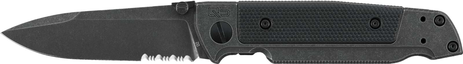 Bild von Walther - Q5 Steel Frame Folder Blackwash Serrated